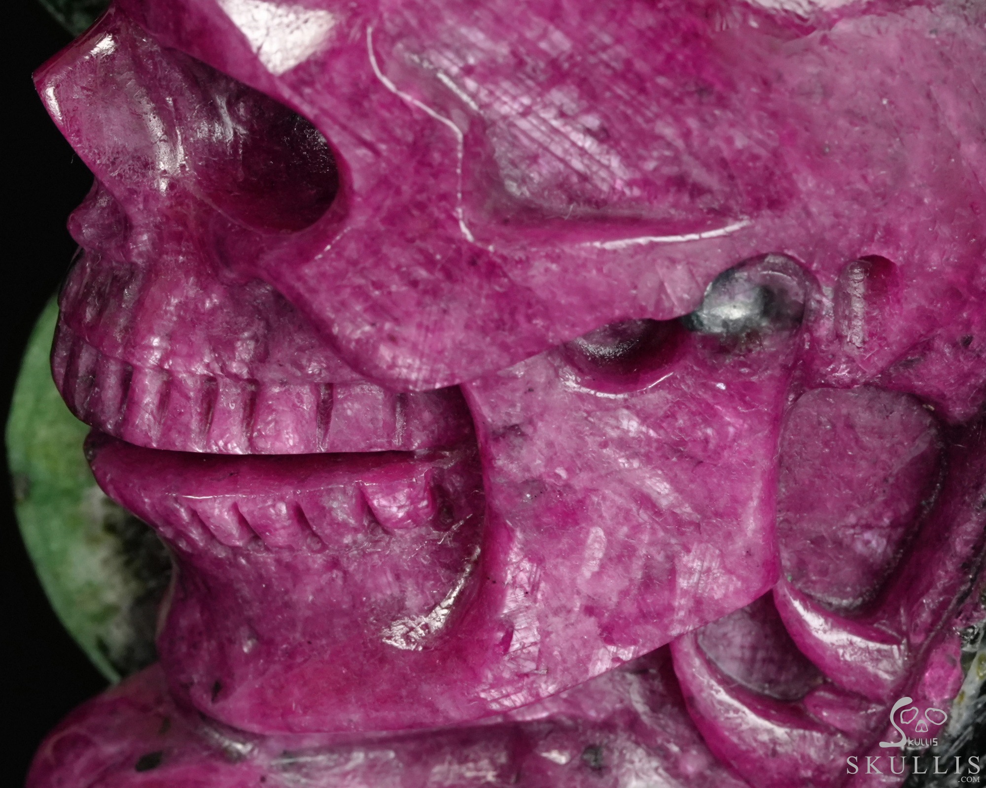June 11, 2026 ACSAD (A Crystal Skull a Day) - The Poison & The Peony - 3.2" Carved Ruby Zoisite Crystal Skull with Coiled Serpent Sculpture, Crystal Healing June 11, 2026 ACSAD (A Crystal Skull a Day) - The Poison & The Peony - 3.2" Carved Ruby Zoisite Crystal Skull with Coiled Serpent Sculpture, Crystal Healing