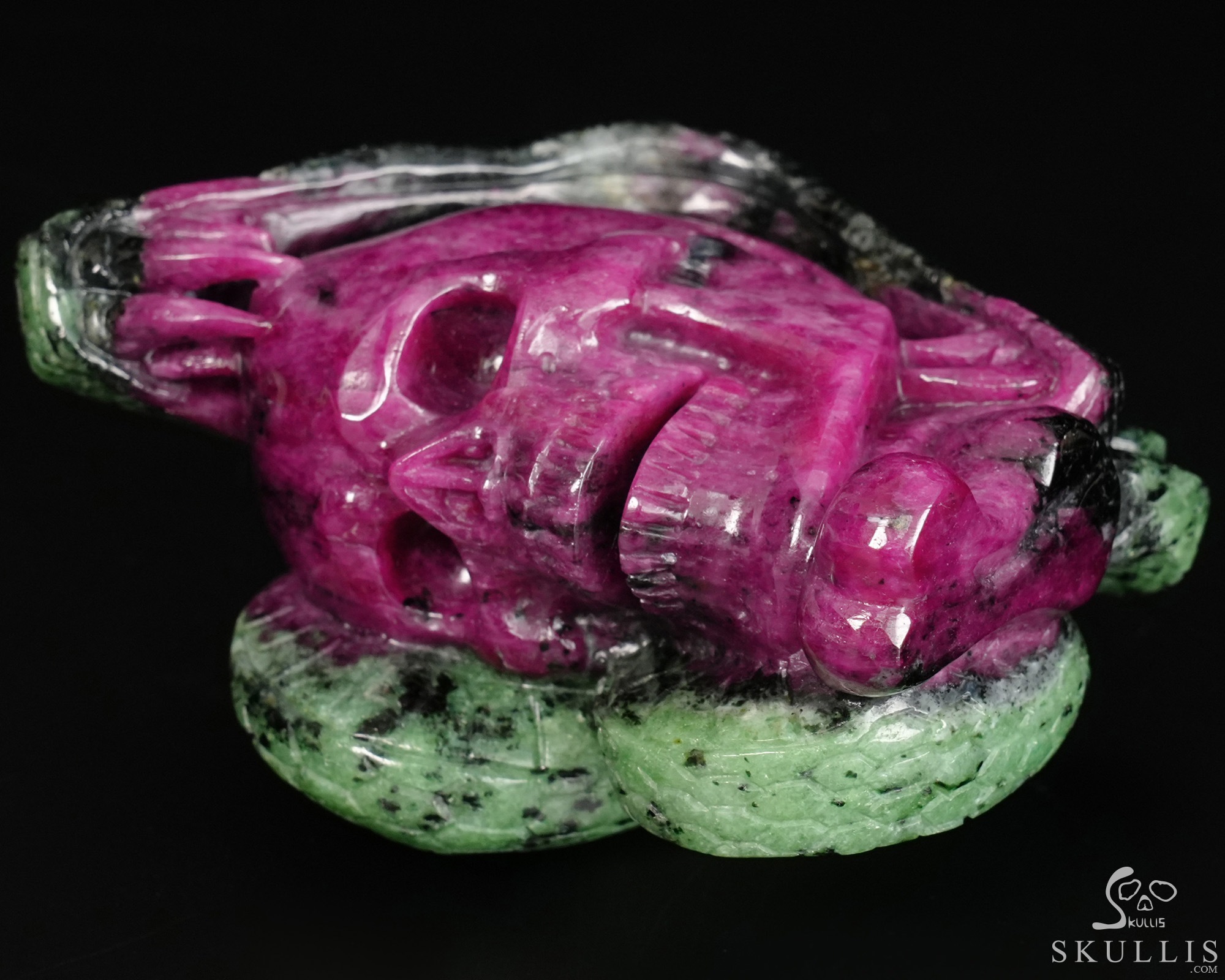 June 11, 2026 ACSAD (A Crystal Skull a Day) - The Poison & The Peony - 3.2" Carved Ruby Zoisite Crystal Skull with Coiled Serpent Sculpture, Crystal Healing June 11, 2026 ACSAD (A Crystal Skull a Day) - The Poison & The Peony - 3.2" Carved Ruby Zoisite Crystal Skull with Coiled Serpent Sculpture, Crystal Healing