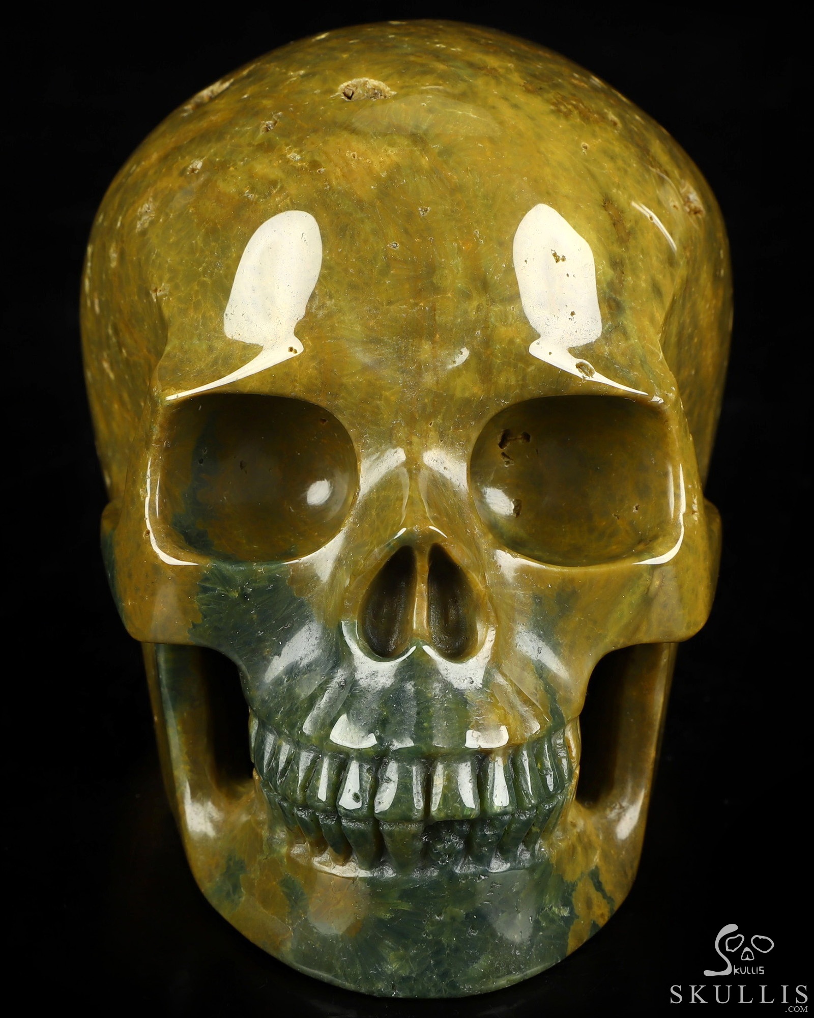 4.9" Ocean Jasper Hand Carved Crystal Skull, Realistic, Crystal Healing 4.9" Ocean Jasper Hand Carved Crystal Skull, Realistic, Crystal Healing