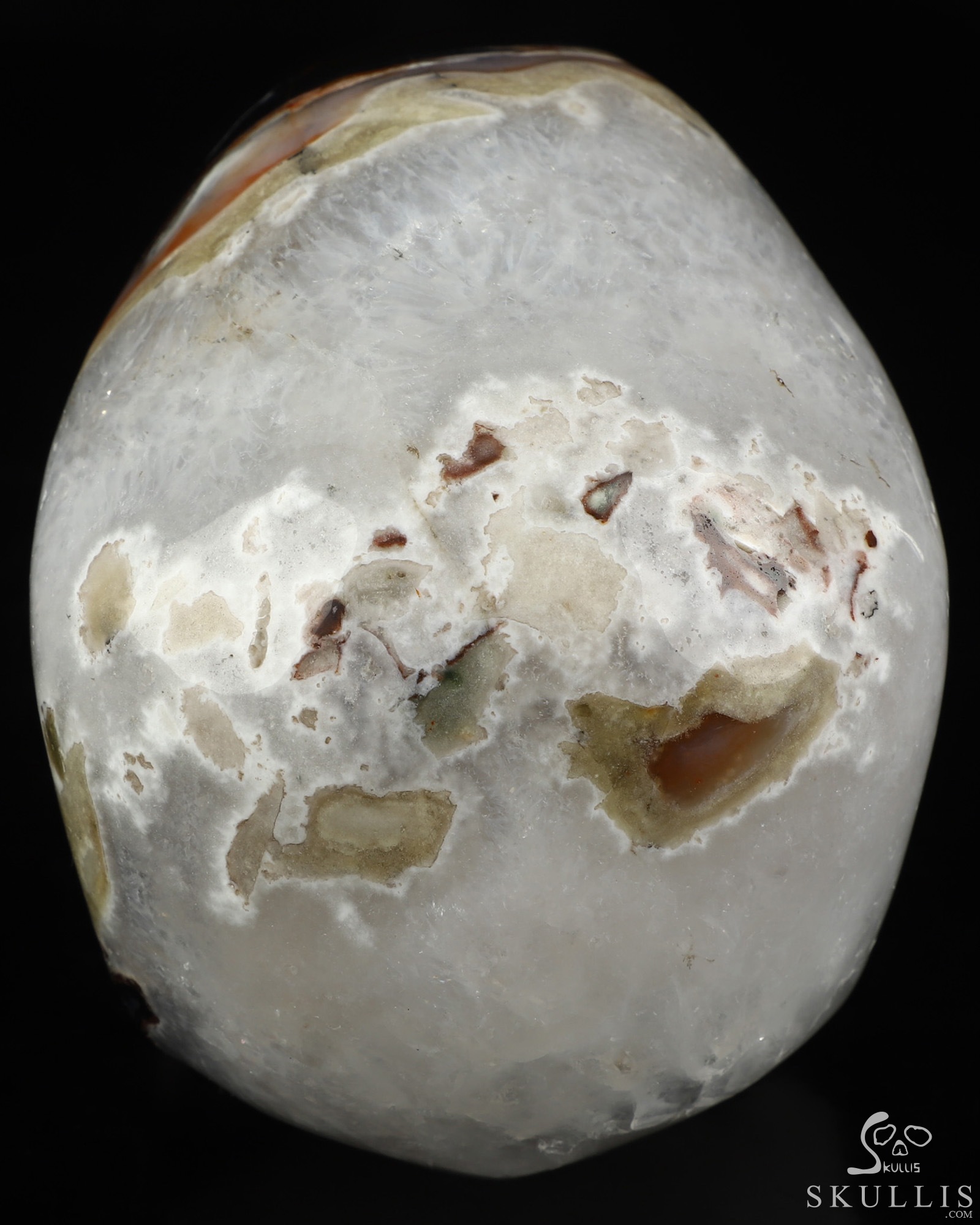 5.0" Black Zebra Agate Hand Carved Crystal Skull, Super Realistic, Crystal Healing 5.0" Black Zebra Agate Hand Carved Crystal Skull, Super Realistic, Crystal Healing