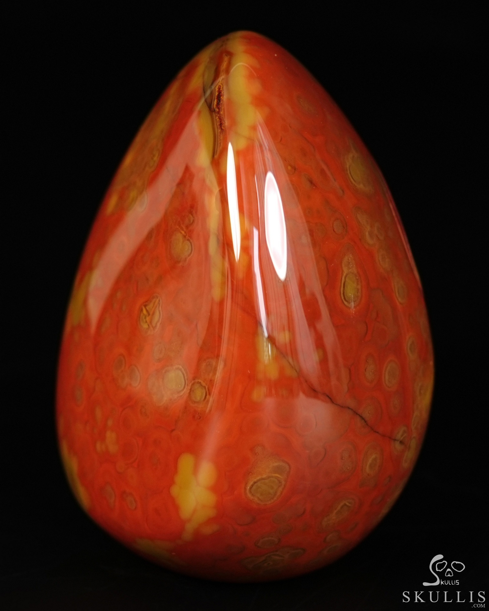 2.6" Empire Red Agate Hand Carved Crystal Skull Fine Art Sculpture, Crystal Healing 2.6" Empire Red Agate Hand Carved Crystal Skull Fine Art Sculpture, Crystal Healing