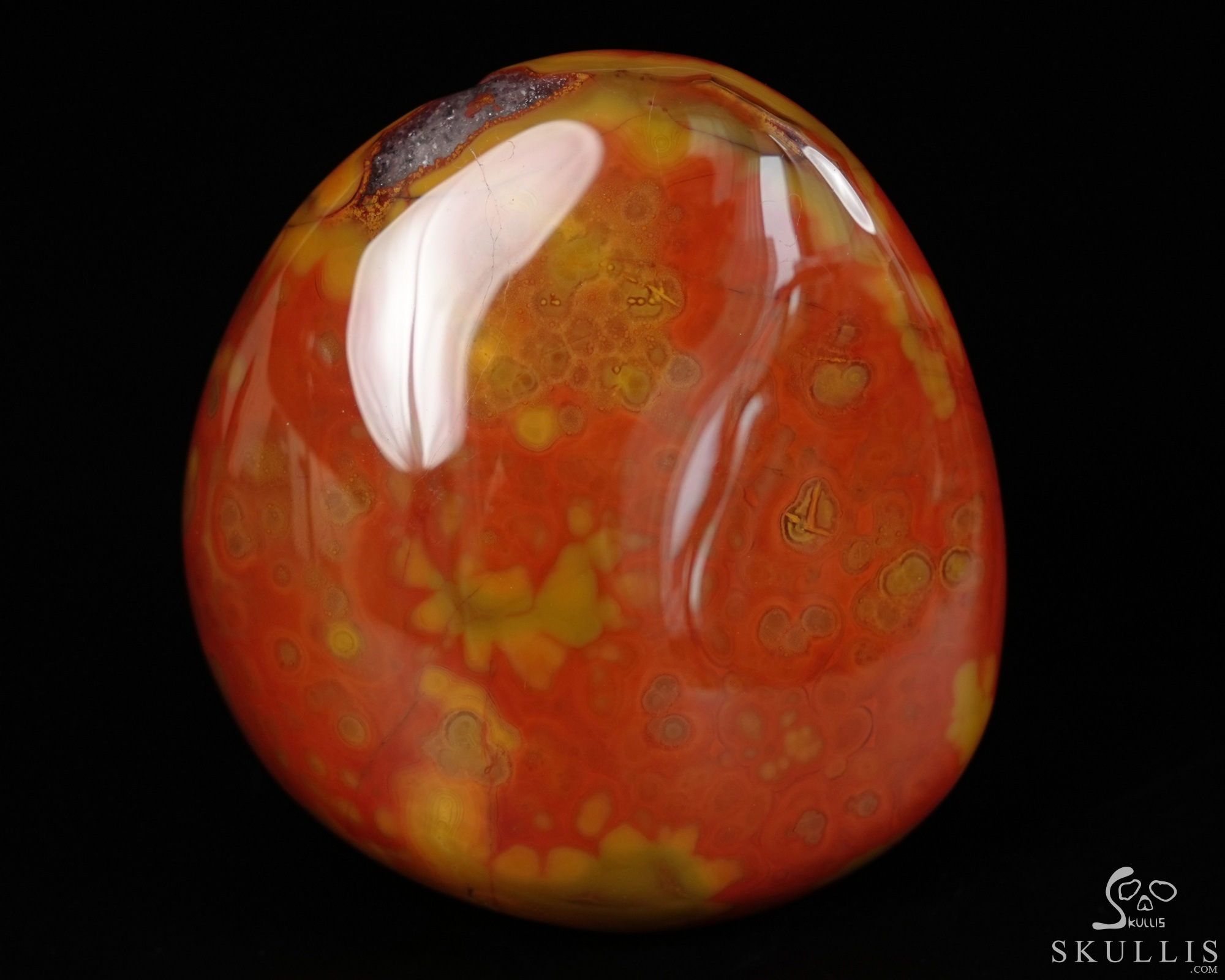 2.6" Empire Red Agate Hand Carved Crystal Skull Fine Art Sculpture, Crystal Healing 2.6" Empire Red Agate Hand Carved Crystal Skull Fine Art Sculpture, Crystal Healing