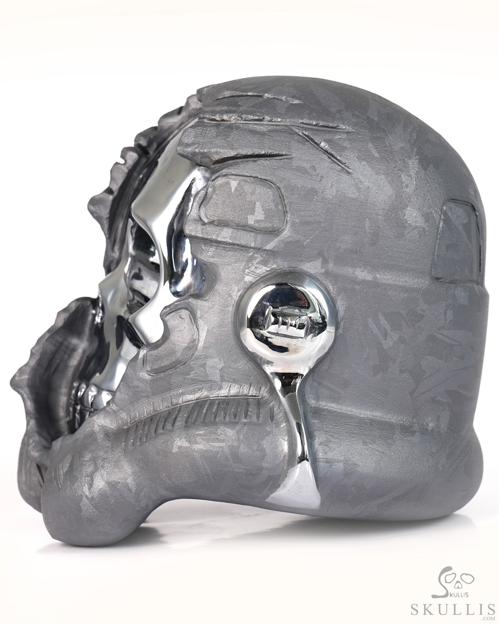 Storm Troopers - 4.9" Tera-hertz Hand Carved Crystal Skull Fine Art Sculpture, Crystal Healing Storm Troopers - 4.9" Tera-hertz Hand Carved Crystal Skull Fine Art Sculpture, Crystal Healing