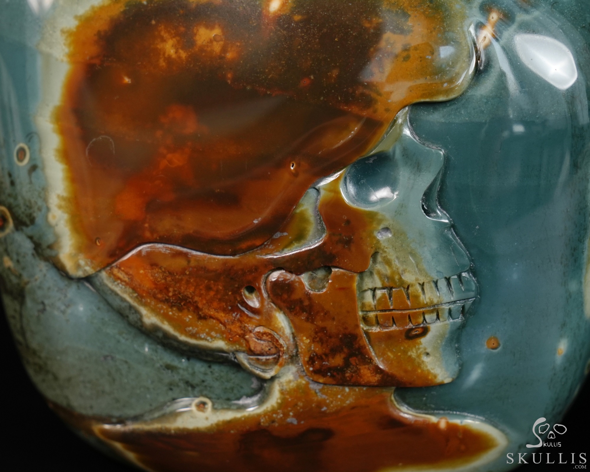 July 4, 2026 ACSAD (A Crystal Skull a Day) - The Ignition of Thought - 4.6" Polychrome Jasper Carved Crystal Skull Fine Art Sculpture, Crystal Healing July 4, 2026 ACSAD (A Crystal Skull a Day) - The Ignition of Thought - 4.6" Polychrome Jasper Carved Crystal Skull Fine Art Sculpture, Crystal Healing