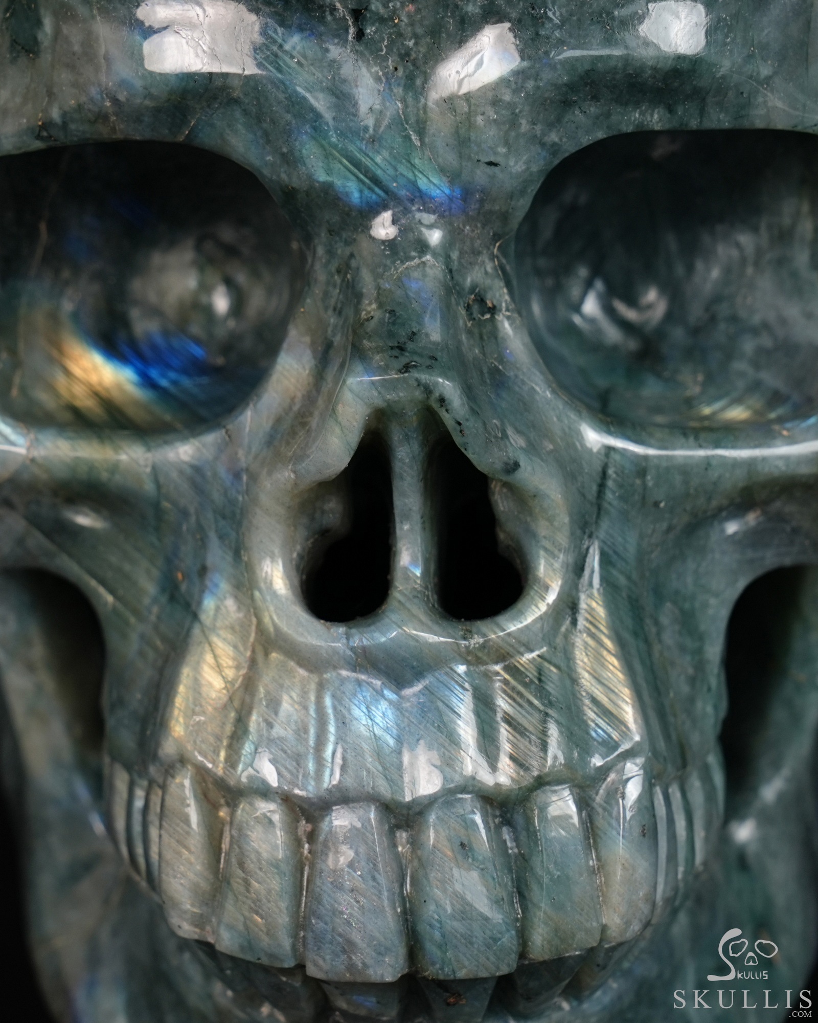 July 7, 2026 ACSAD (A Crystal Skull a Day) - The Sixth Fragment - 9.9" Carved Labradorite Eye of Horus Crystal Skull Fine Art Sculpture, Crystal Healing July 7, 2026 ACSAD (A Crystal Skull a Day) - The Sixth Fragment - 9.9" Carved Labradorite Eye of Horus Crystal Skull Fine Art Sculpture, Crystal Healing