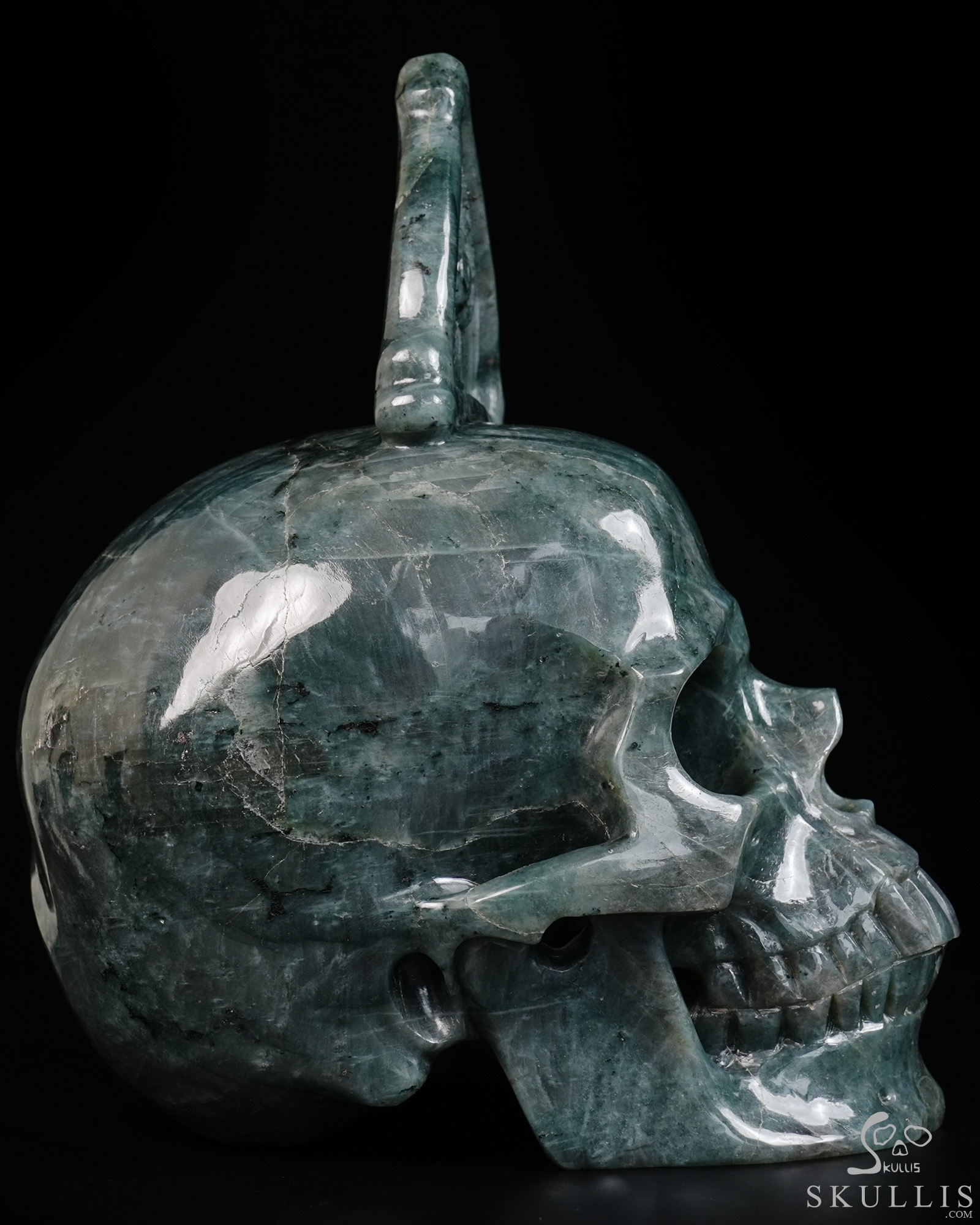 July 7, 2026 ACSAD (A Crystal Skull a Day) - The Sixth Fragment - 9.9" Carved Labradorite Eye of Horus Crystal Skull Fine Art Sculpture, Crystal Healing July 7, 2026 ACSAD (A Crystal Skull a Day) - The Sixth Fragment - 9.9" Carved Labradorite Eye of Horus Crystal Skull Fine Art Sculpture, Crystal Healing