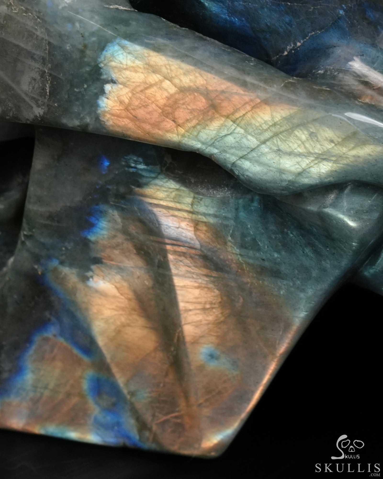 July 7, 2026 ACSAD (A Crystal Skull a Day) - The Sixth Fragment - 9.9" Carved Labradorite Eye of Horus Crystal Skull Fine Art Sculpture, Crystal Healing July 7, 2026 ACSAD (A Crystal Skull a Day) - The Sixth Fragment - 9.9" Carved Labradorite Eye of Horus Crystal Skull Fine Art Sculpture, Crystal Healing