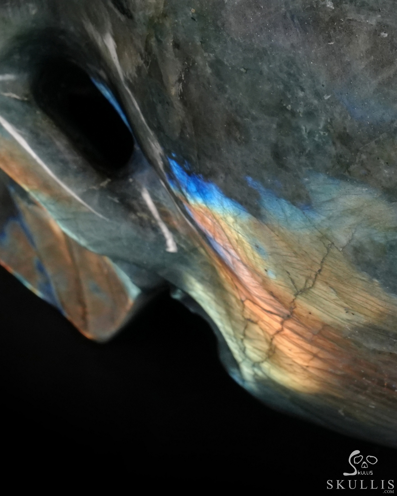 July 7, 2026 ACSAD (A Crystal Skull a Day) - The Sixth Fragment - 9.9" Carved Labradorite Eye of Horus Crystal Skull Fine Art Sculpture, Crystal Healing July 7, 2026 ACSAD (A Crystal Skull a Day) - The Sixth Fragment - 9.9" Carved Labradorite Eye of Horus Crystal Skull Fine Art Sculpture, Crystal Healing