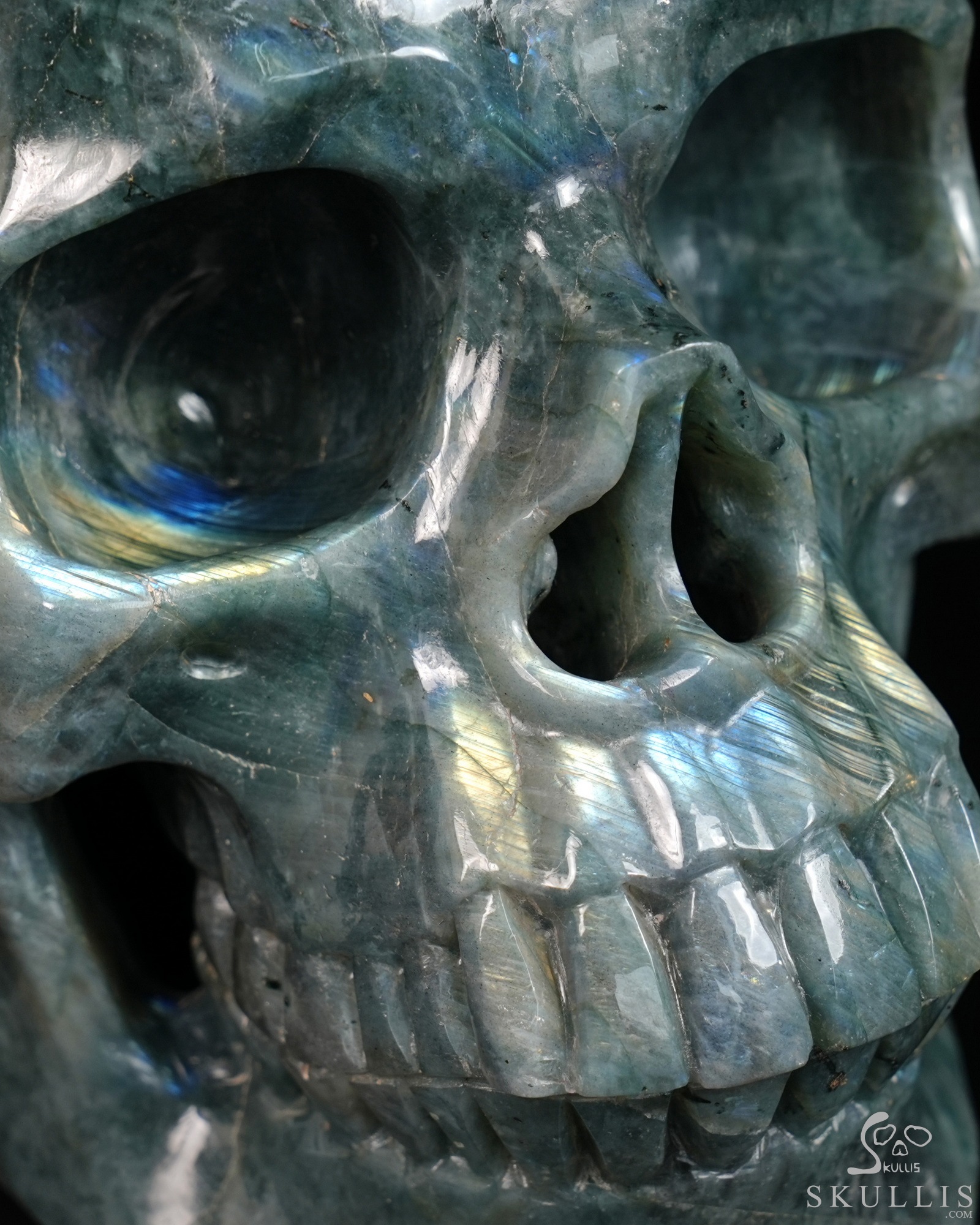 July 7, 2026 ACSAD (A Crystal Skull a Day) - The Sixth Fragment - 9.9" Carved Labradorite Eye of Horus Crystal Skull Fine Art Sculpture, Crystal Healing July 7, 2026 ACSAD (A Crystal Skull a Day) - The Sixth Fragment - 9.9" Carved Labradorite Eye of Horus Crystal Skull Fine Art Sculpture, Crystal Healing