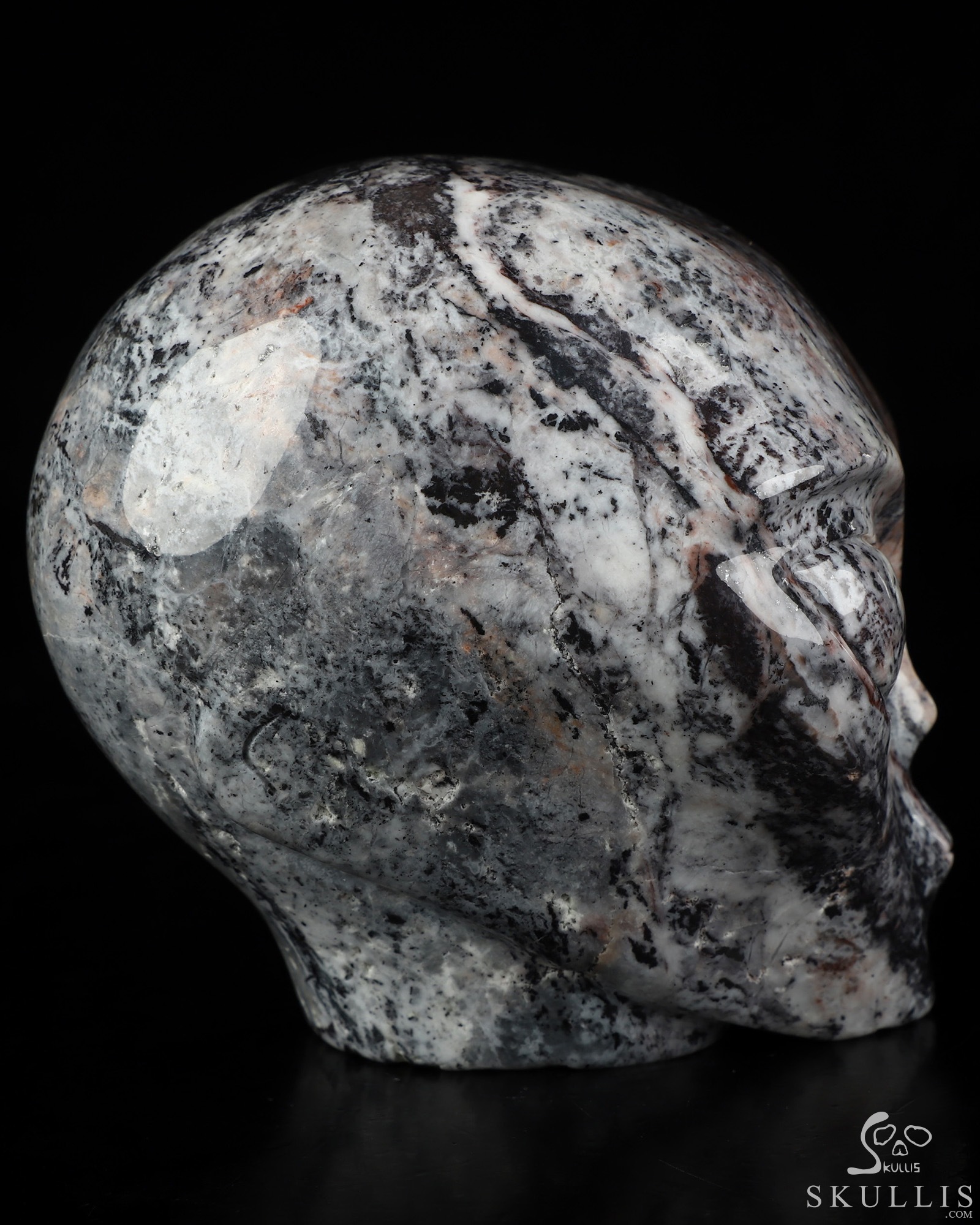 4.0" Unknown Stone Star Being Female Alien Crystal Skull Companion, Hand Carved Gemstone Fine Art Sculpture, Reiki Healing Stone Statue 4.0" Unknown Stone Star Being Female Alien Crystal Skull Companion, Hand Carved Gemstone Fine Art Sculpture, Reiki Healing Stone Statue