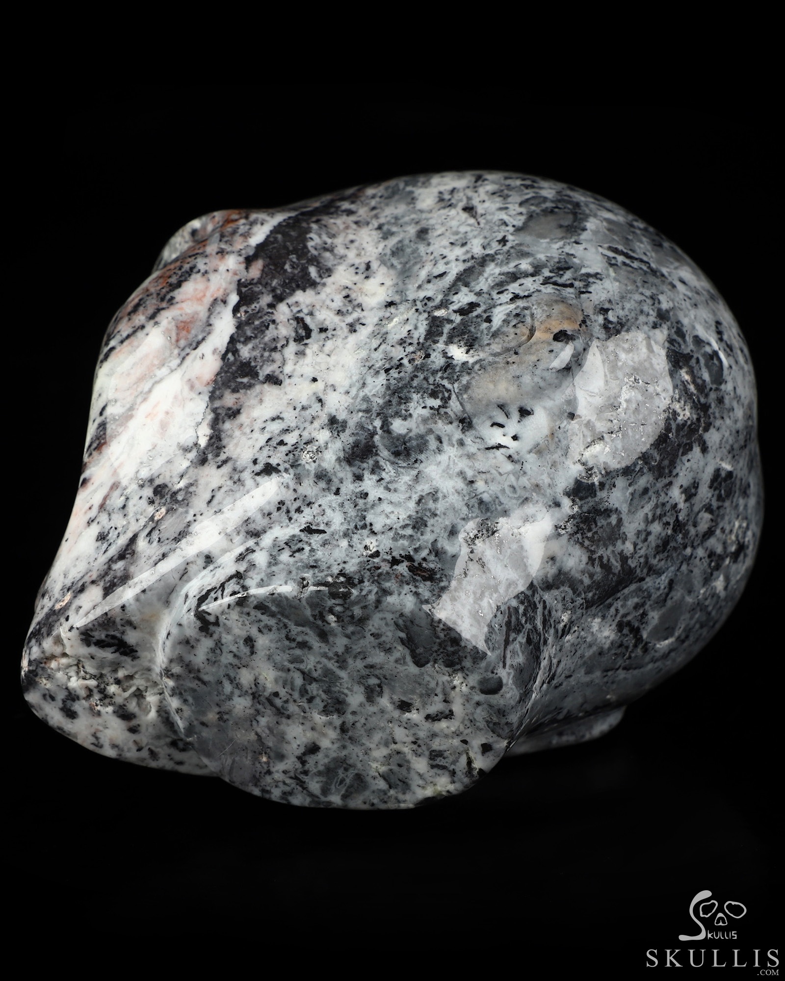 4.0" Unknown Stone Star Being Female Alien Crystal Skull Companion, Hand Carved Gemstone Fine Art Sculpture, Reiki Healing Stone Statue 4.0" Unknown Stone Star Being Female Alien Crystal Skull Companion, Hand Carved Gemstone Fine Art Sculpture, Reiki Healing Stone Statue