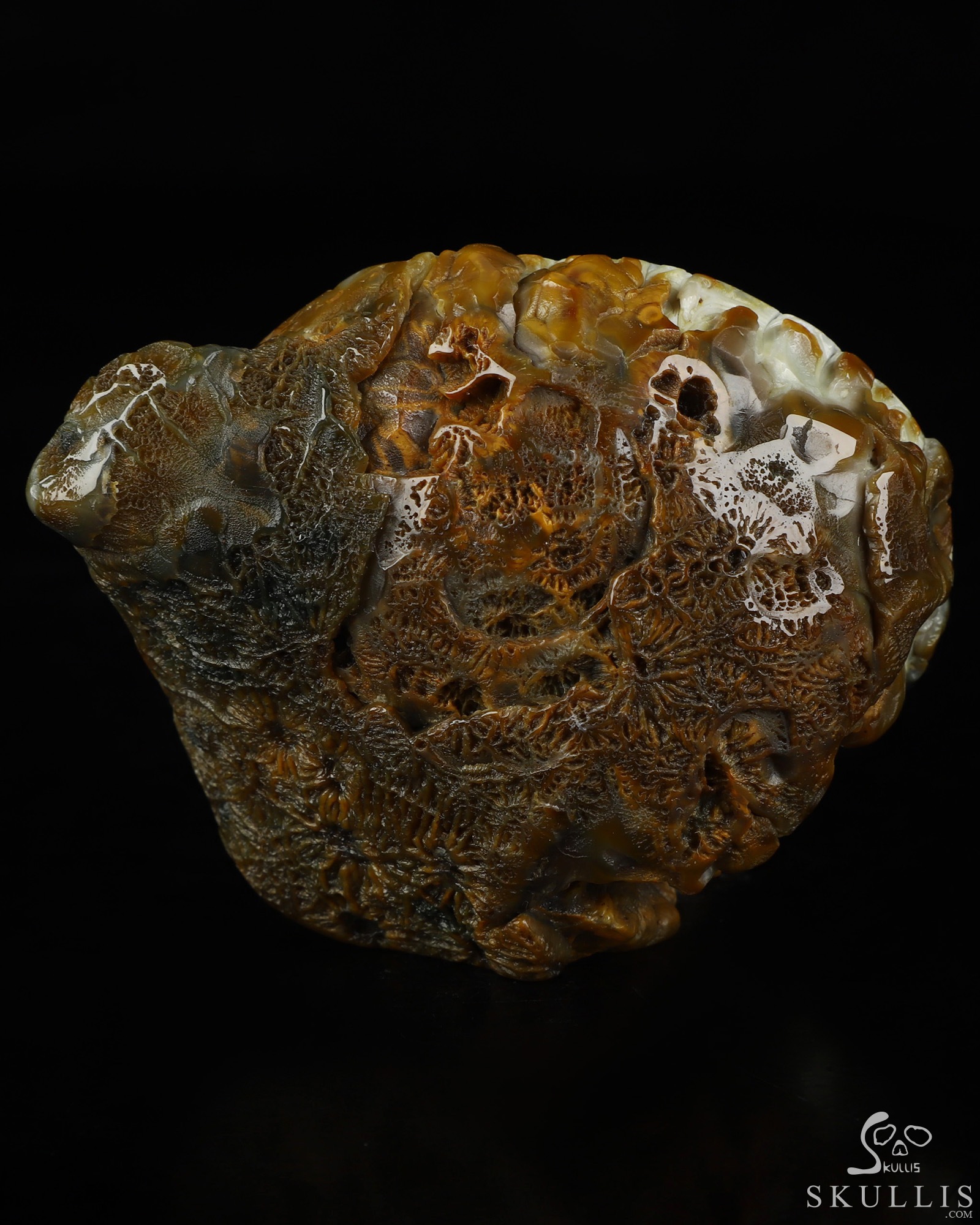 3.3" Agate Geode Hand Carved Crystal Skull Fine Art Sculpture, Crystal Healing 3.3" Agate Geode Hand Carved Crystal Skull Fine Art Sculpture, Crystal Healing