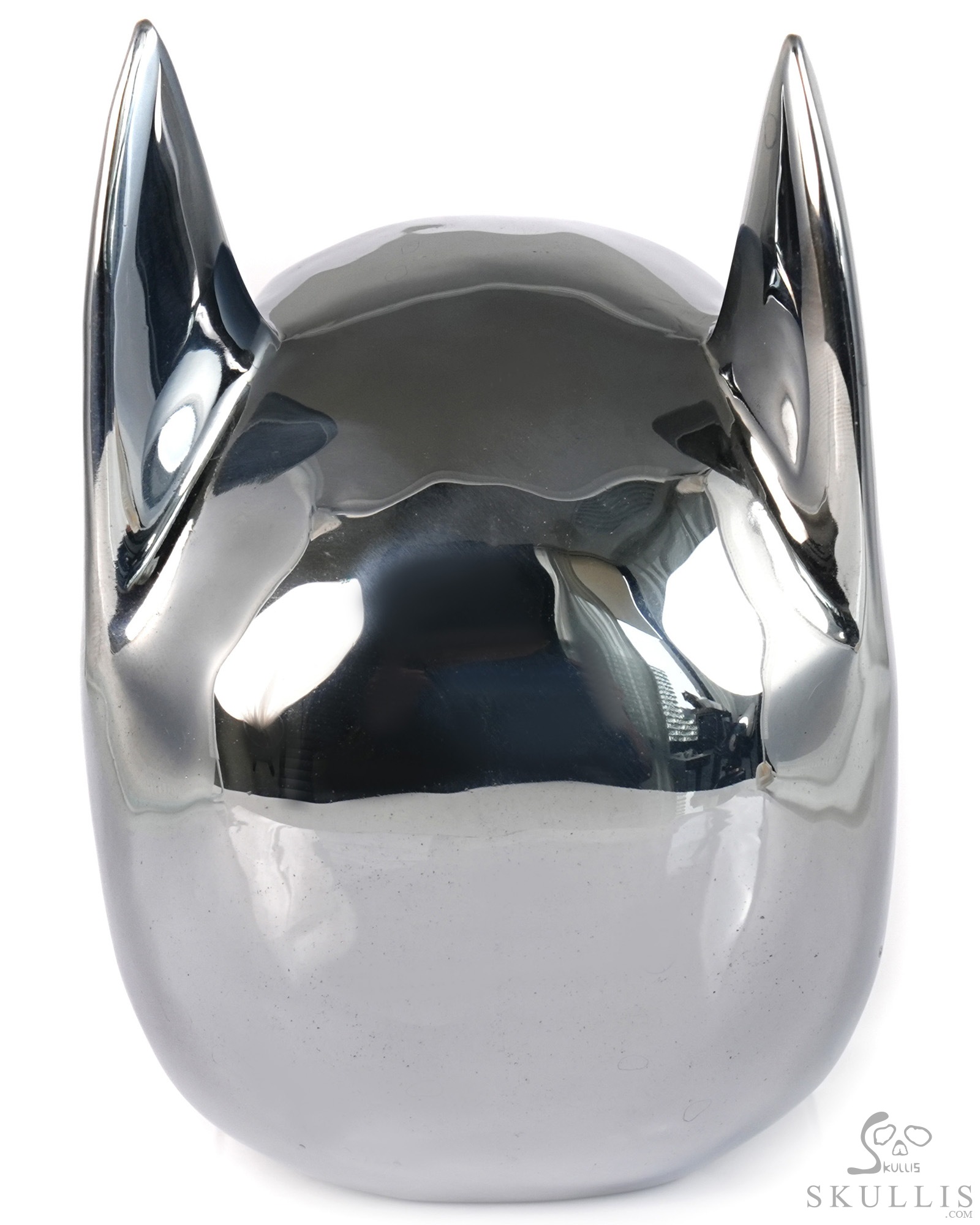 5.0" Tera-hertz Hand Carved Batman Crystal Skull Fine Art Sculpture, Crystal Healing 5.0" Tera-hertz Hand Carved Batman Crystal Skull Fine Art Sculpture, Crystal Healing