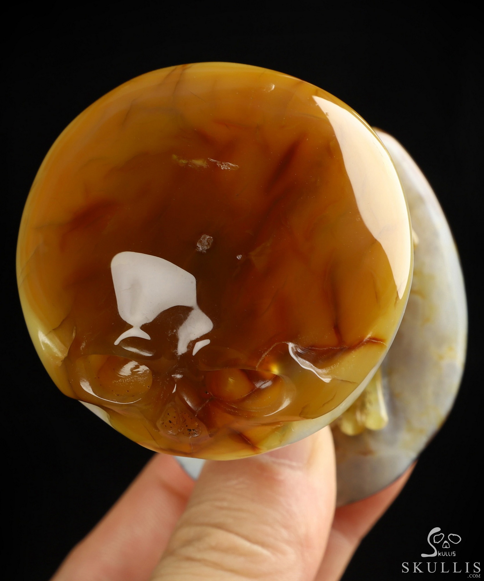 3.2" Agate Hand Carved Crystal Skull and Frog Fine Art Sculpture, Crystal Healing 3.2" Agate Hand Carved Crystal Skull and Frog Fine Art Sculpture, Crystal Healing
