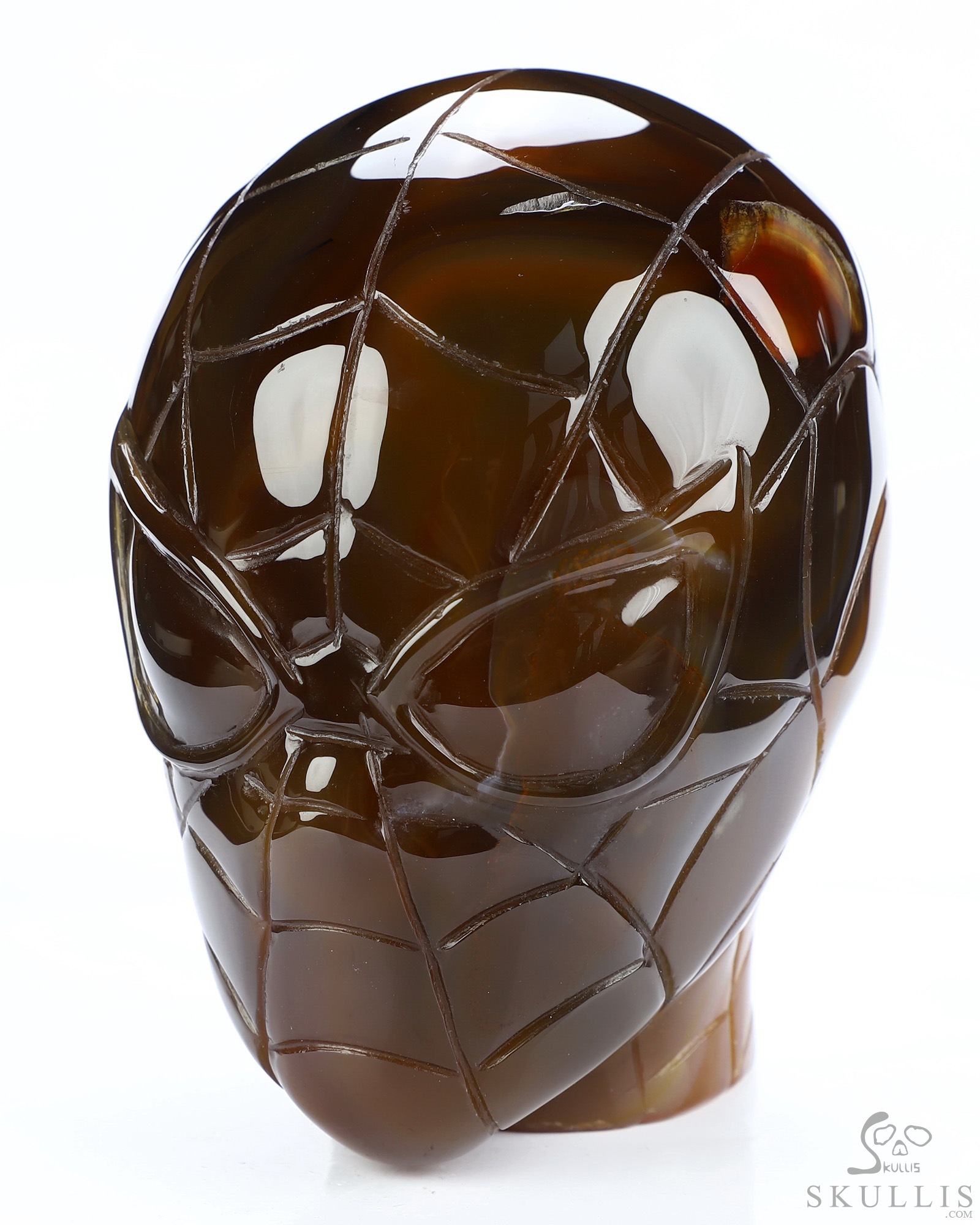 Spider Man - 5.0" Premium Brazilian Agate Hand Carved Crystal Fine Art Sculpture, Crystal Healing Spider Man - 5.0" Premium Brazilian Agate Hand Carved Crystal Fine Art Sculpture, Crystal Healing
