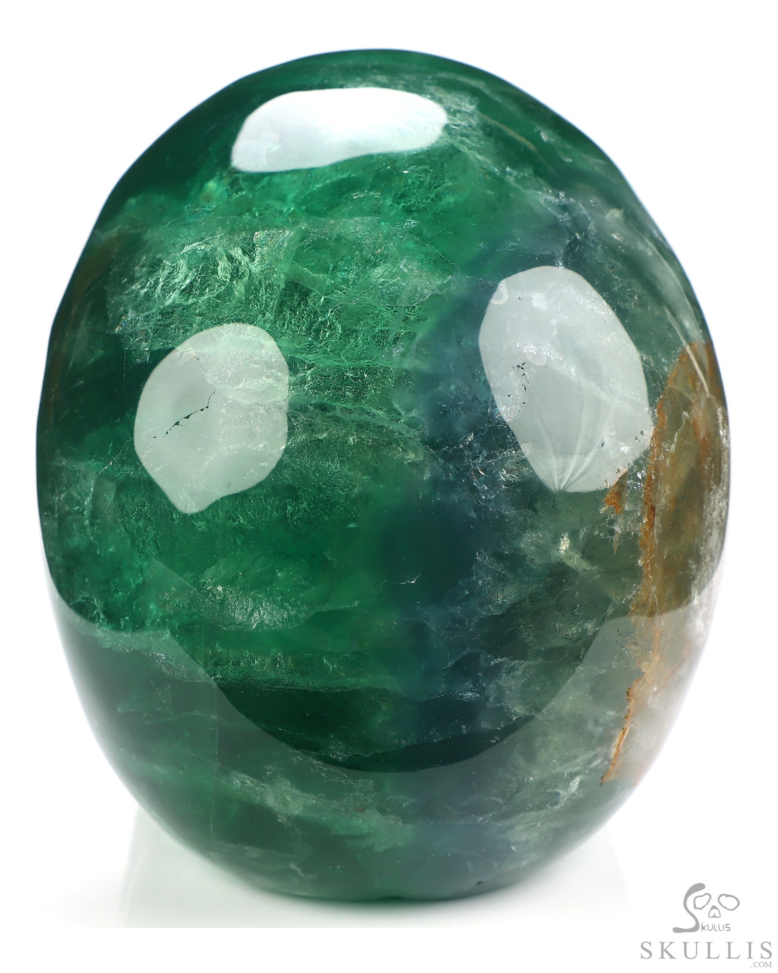 5.0" Fluorite Hand Carved Crystal Skull, Realistic, Crystal Healing 5.0" Fluorite Hand Carved Crystal Skull, Realistic, Crystal Healing