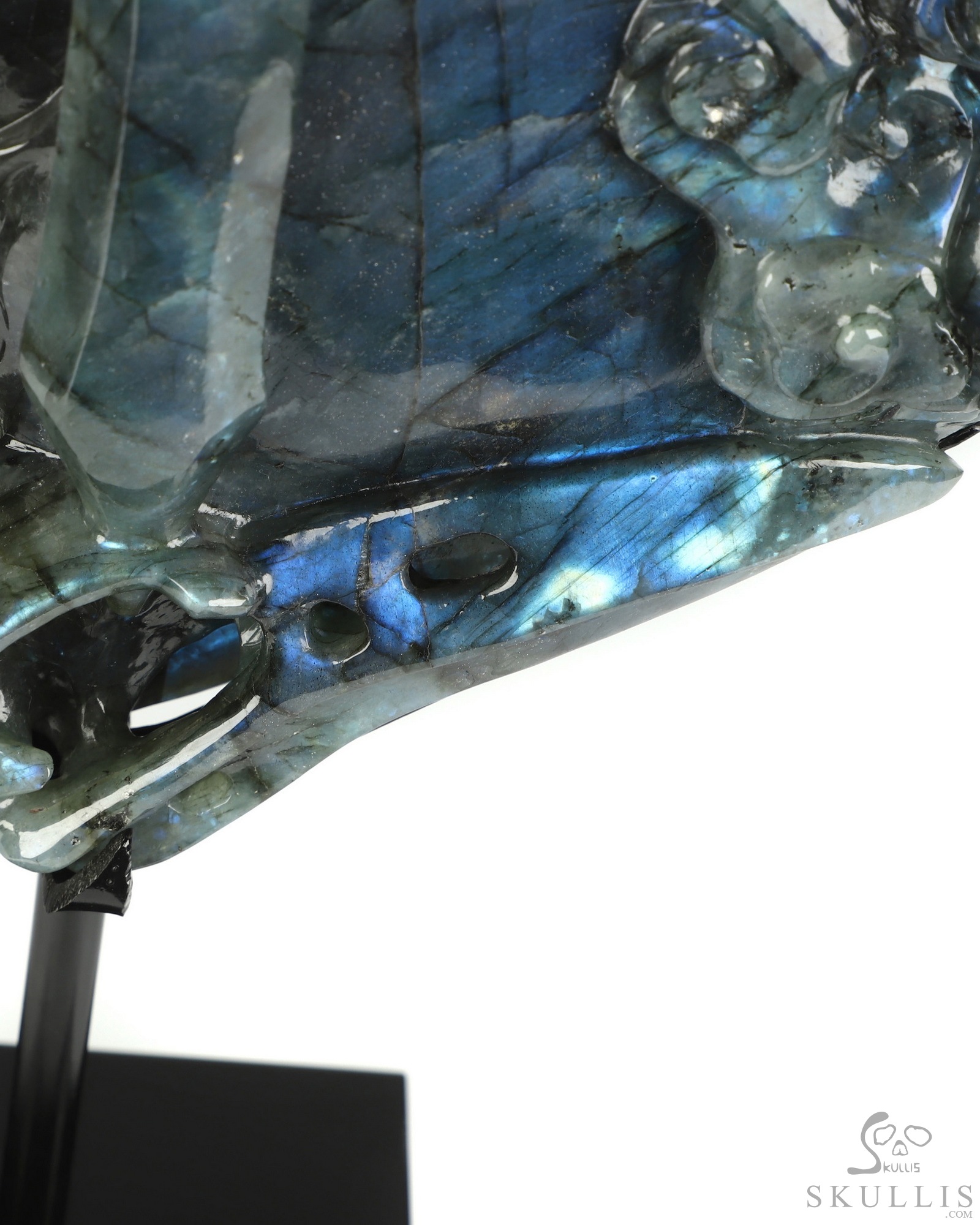 Aug 26, 2026 ACSAD (A Crystal Skull a Day) - The Vigil of Brynhild - 10.5" Labradorite Hand Carved Crystal Skull Fine Art Sculpture With Raven, Valkyrie & Sword, Crystal Healing Aug 26, 2026 ACSAD (A Crystal Skull a Day) - The Vigil of Brynhild - 10.5" Labradorite Hand Carved Crystal Skull Fine Art Sculpture With Raven, Valkyrie & Sword, Crystal Healing