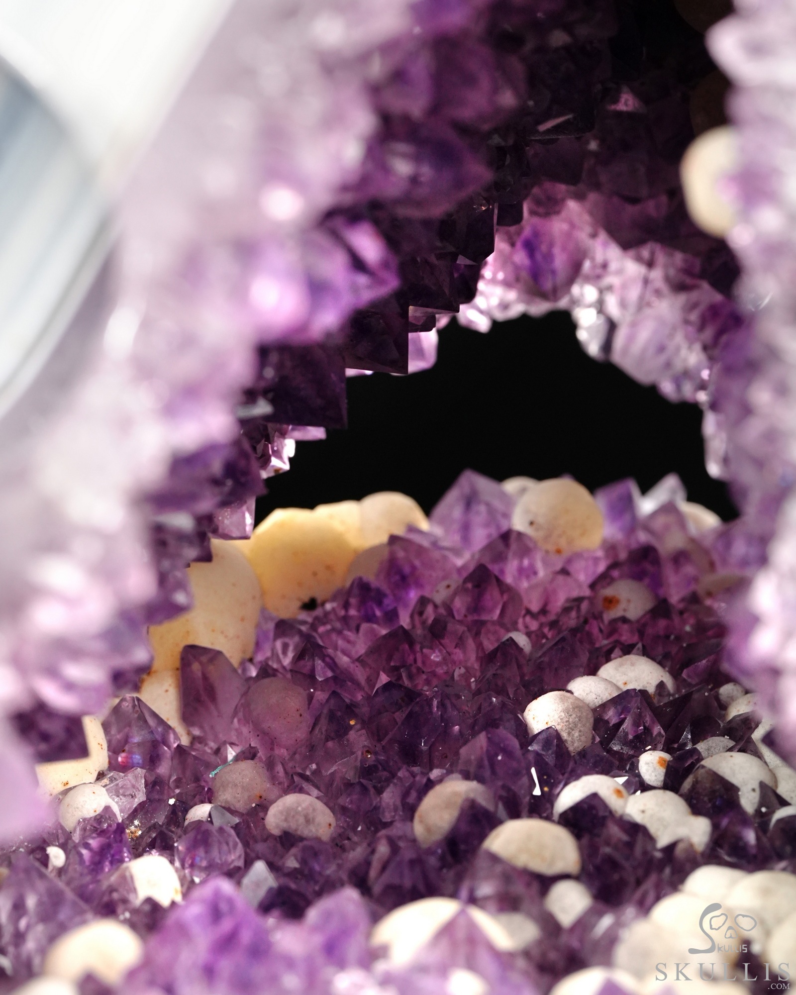 Aug 17, 2026 ACSAD (A Crystal Skull a Day) - Cosmic Snowfall - Lifesized 9.1" Agate Amethyst Geode Hand Carved Crystal Skull, Super Realistic, Crystal Healing Aug 17, 2026 ACSAD (A Crystal Skull a Day) - Cosmic Snowfall - Lifesized 9.1" Agate Amethyst Geode Hand Carved Crystal Skull, Super Realistic, Crystal Healing