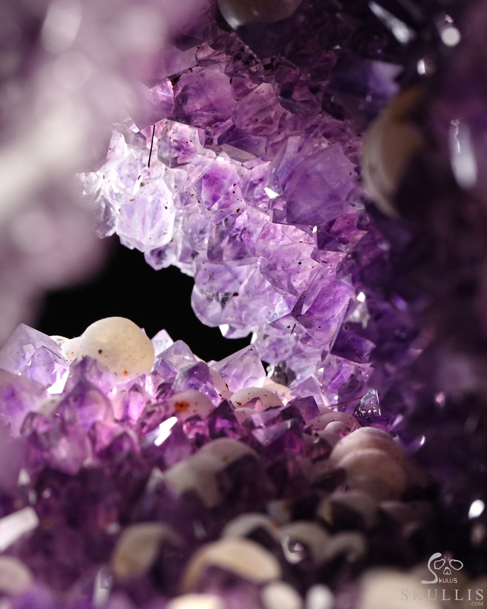 Aug 17, 2026 ACSAD (A Crystal Skull a Day) - Cosmic Snowfall - Lifesized 9.1" Agate Amethyst Geode Hand Carved Crystal Skull, Super Realistic, Crystal Healing Aug 17, 2026 ACSAD (A Crystal Skull a Day) - Cosmic Snowfall - Lifesized 9.1" Agate Amethyst Geode Hand Carved Crystal Skull, Super Realistic, Crystal Healing