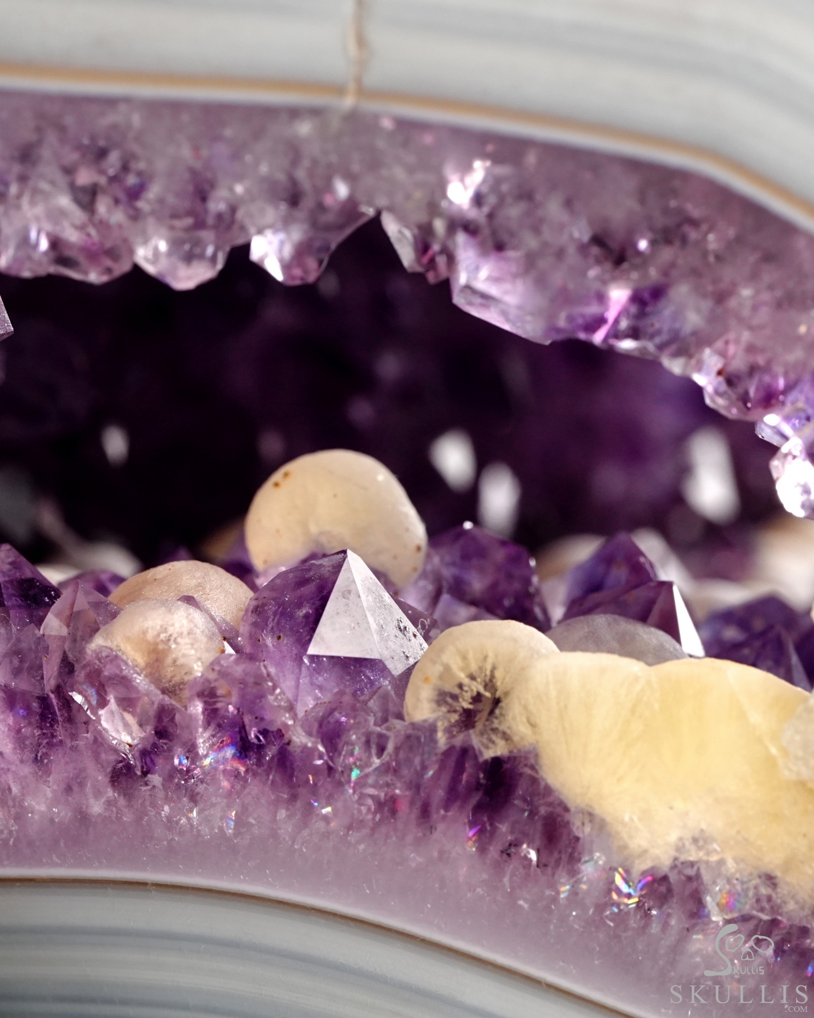 Aug 17, 2026 ACSAD (A Crystal Skull a Day) - Cosmic Snowfall - Lifesized 9.1" Agate Amethyst Geode Hand Carved Crystal Skull, Super Realistic, Crystal Healing Aug 17, 2026 ACSAD (A Crystal Skull a Day) - Cosmic Snowfall - Lifesized 9.1" Agate Amethyst Geode Hand Carved Crystal Skull, Super Realistic, Crystal Healing