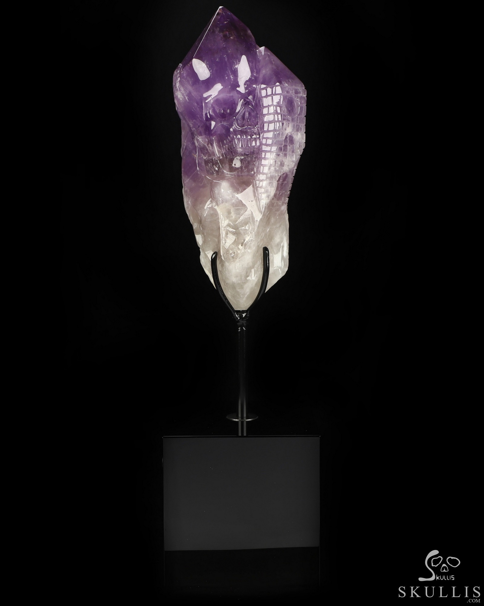 Aug 10, 2026 ACSAD (A Crystal Skull a Day) - The Soul of the Castle - 7.6" Carved Amethyst Castle & Crystal Skull Fine Art Sculpture, Crystal Healing Aug 10, 2026 ACSAD (A Crystal Skull a Day) - The Soul of the Castle - 7.6" Carved Amethyst Castle & Crystal Skull Fine Art Sculpture, Crystal Healing