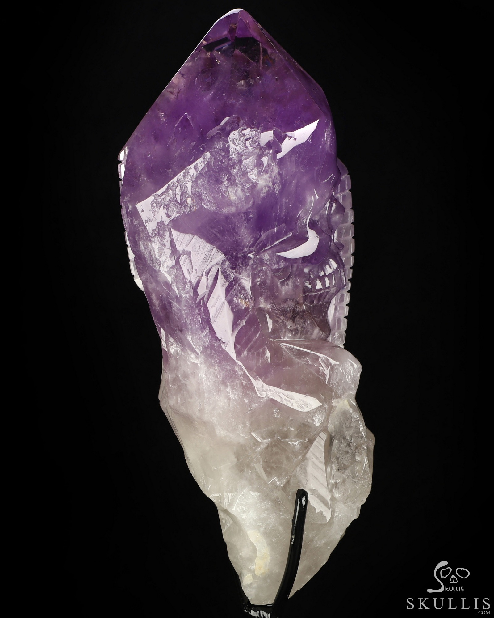 Aug 10, 2026 ACSAD (A Crystal Skull a Day) - The Soul of the Castle - 7.6" Carved Amethyst Castle & Crystal Skull Fine Art Sculpture, Crystal Healing Aug 10, 2026 ACSAD (A Crystal Skull a Day) - The Soul of the Castle - 7.6" Carved Amethyst Castle & Crystal Skull Fine Art Sculpture, Crystal Healing