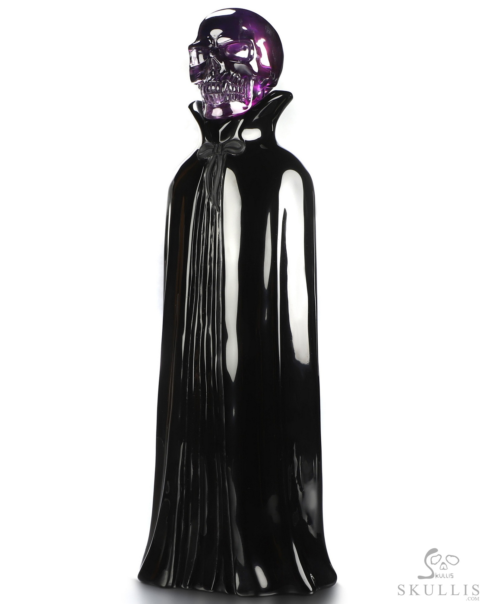 Aug 8, 2026 ACSAD (A Crystal Skull a Day) - The Eternal Count - 9.7" Carved Amethyst & Obsidian Crystal Skull Fine Art Sculpture, Crystal Healing Aug 8, 2026 ACSAD (A Crystal Skull a Day) - The Eternal Count - 9.7" Carved Amethyst & Obsidian Crystal Skull Fine Art Sculpture, Crystal Healing