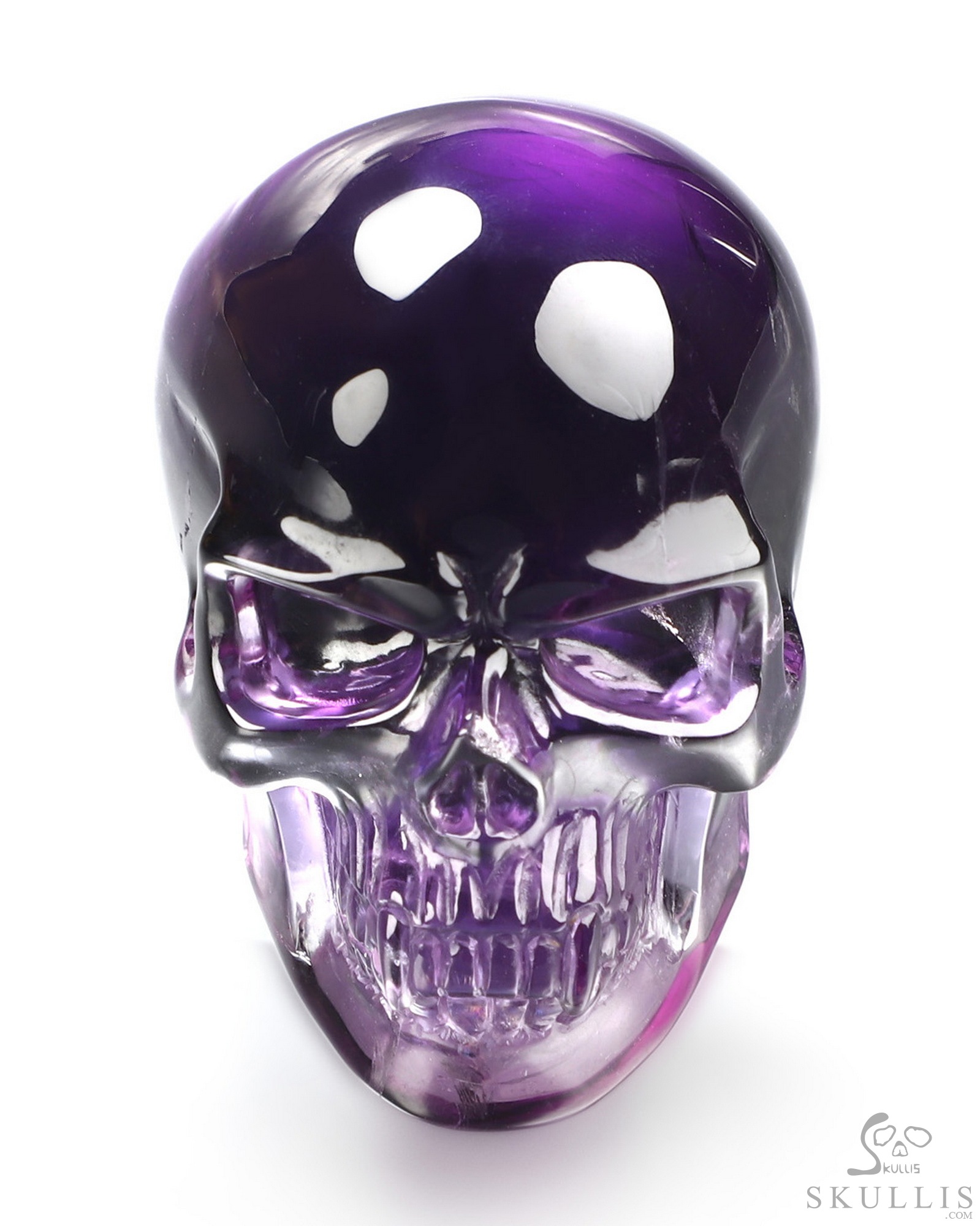 Aug 8, 2026 ACSAD (A Crystal Skull a Day) - The Eternal Count - 9.7" Carved Amethyst & Obsidian Crystal Skull Fine Art Sculpture, Crystal Healing Aug 8, 2026 ACSAD (A Crystal Skull a Day) - The Eternal Count - 9.7" Carved Amethyst & Obsidian Crystal Skull Fine Art Sculpture, Crystal Healing