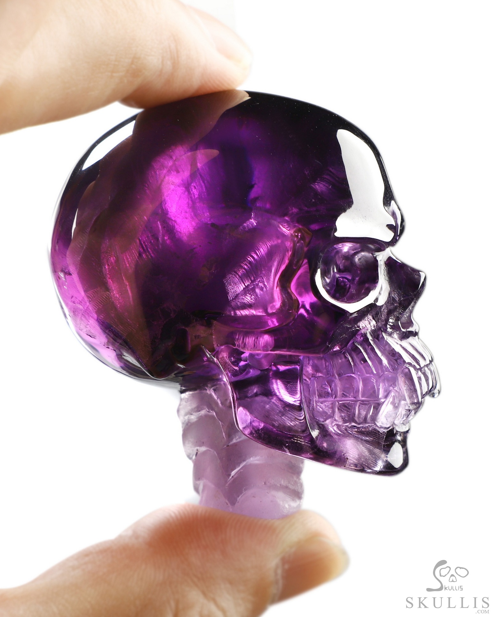 Aug 8, 2026 ACSAD (A Crystal Skull a Day) - The Eternal Count - 9.7" Carved Amethyst & Obsidian Crystal Skull Fine Art Sculpture, Crystal Healing Aug 8, 2026 ACSAD (A Crystal Skull a Day) - The Eternal Count - 9.7" Carved Amethyst & Obsidian Crystal Skull Fine Art Sculpture, Crystal Healing