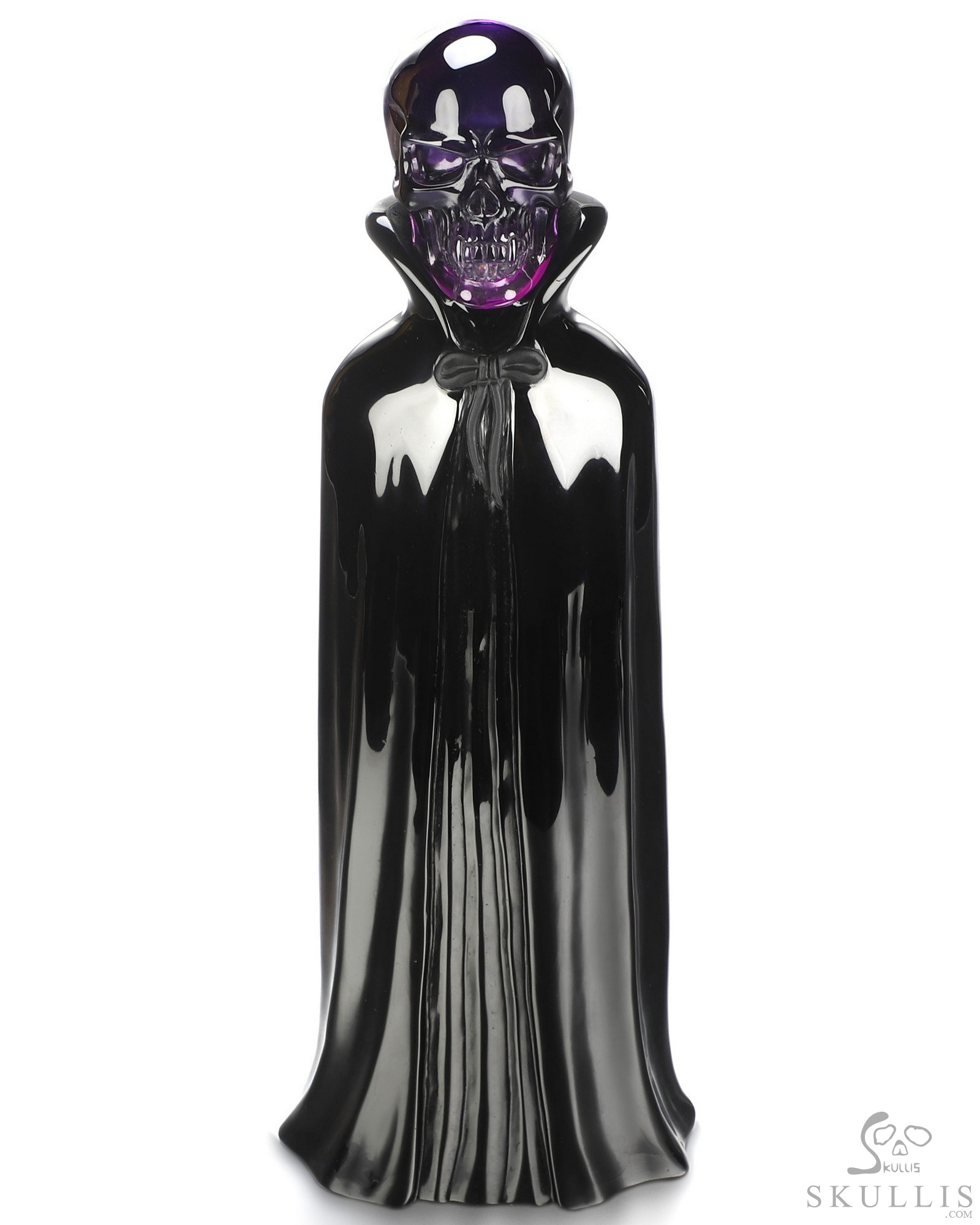 Aug 8, 2026 ACSAD (A Crystal Skull a Day) - The Eternal Count - 9.7" Carved Amethyst & Obsidian Crystal Skull Fine Art Sculpture, Crystal Healing Aug 8, 2026 ACSAD (A Crystal Skull a Day) - The Eternal Count - 9.7" Carved Amethyst & Obsidian Crystal Skull Fine Art Sculpture, Crystal Healing