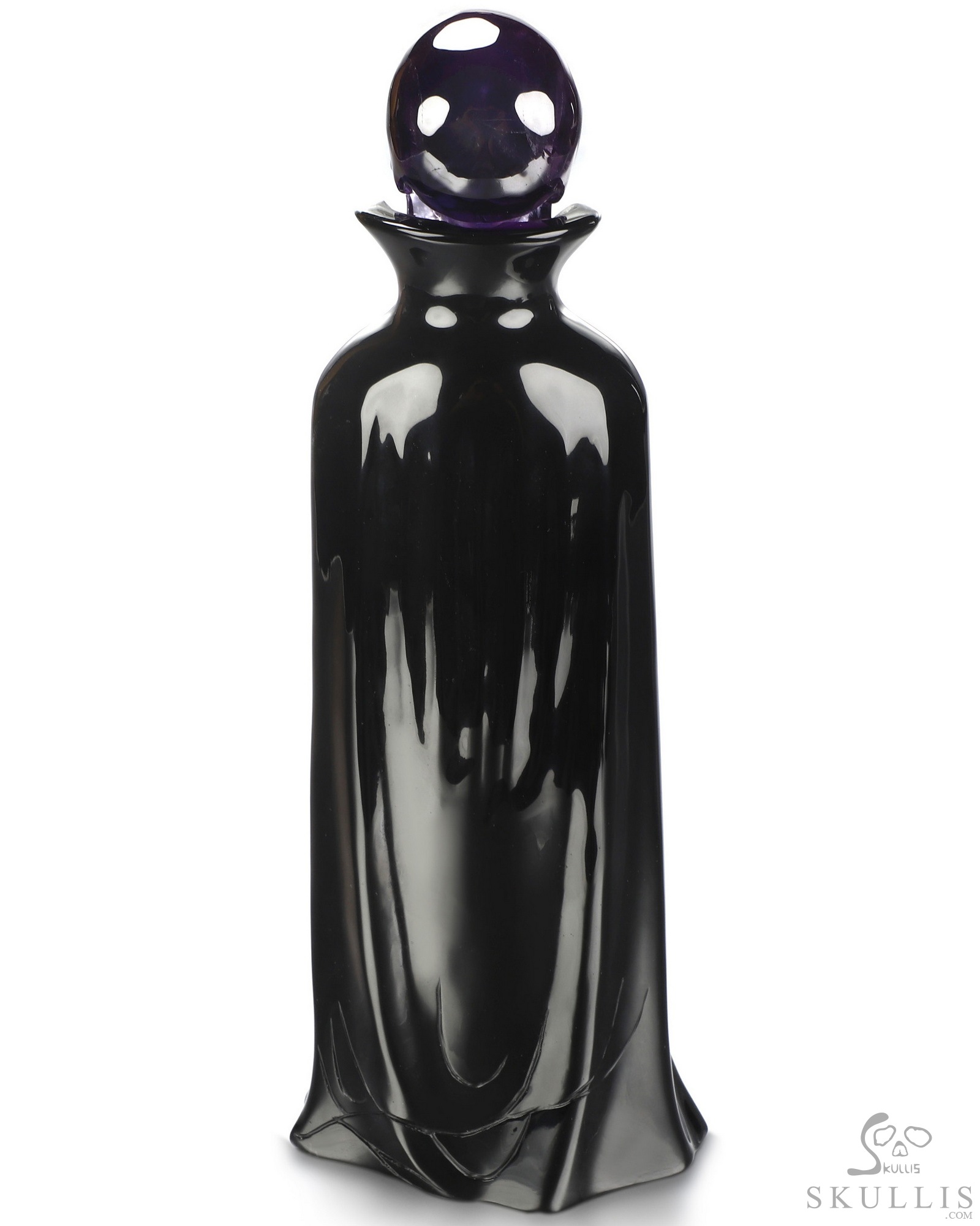 Aug 8, 2026 ACSAD (A Crystal Skull a Day) - The Eternal Count - 9.7" Carved Amethyst & Obsidian Crystal Skull Fine Art Sculpture, Crystal Healing Aug 8, 2026 ACSAD (A Crystal Skull a Day) - The Eternal Count - 9.7" Carved Amethyst & Obsidian Crystal Skull Fine Art Sculpture, Crystal Healing