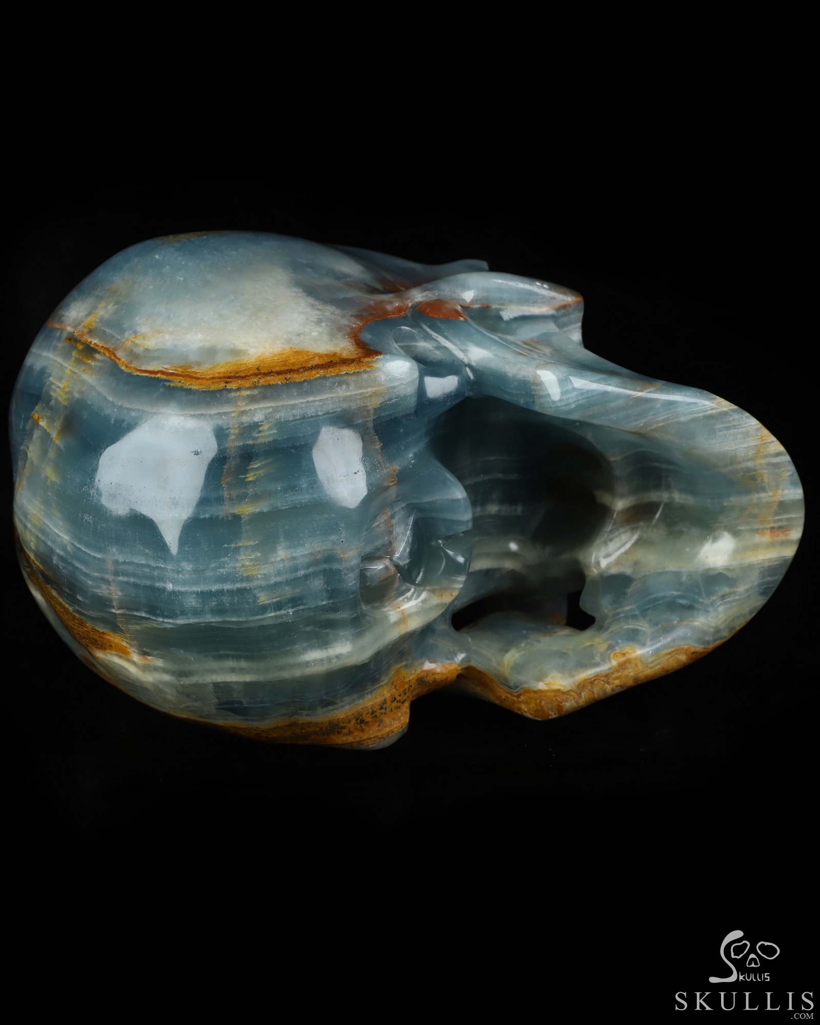 Aug 15, 2026 ACSAD (A Crystal Skull a Day) - The Coastal Meridian - Lifesized 7.5" Blue Onyx Hand Carved Crystal Skull, Super Realistic, Crystal Healing Aug 15, 2026 ACSAD (A Crystal Skull a Day) - The Coastal Meridian - Lifesized 7.5" Blue Onyx Hand Carved Crystal Skull, Super Realistic, Crystal Healing