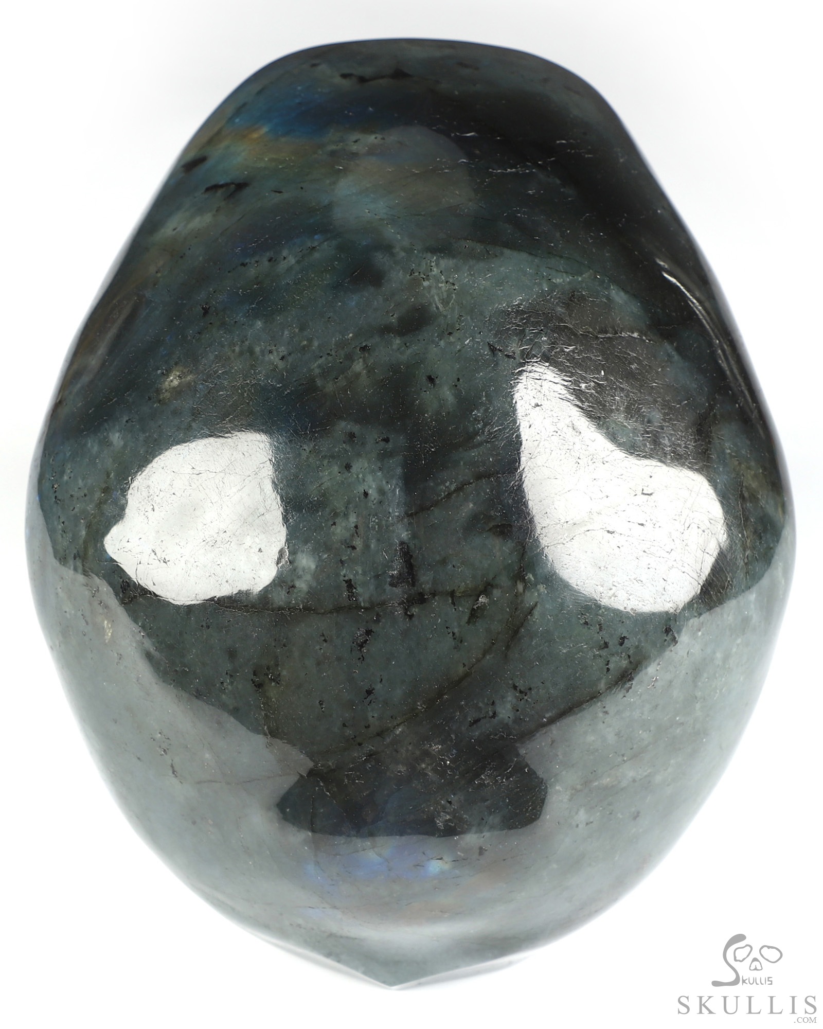 Lifesized 7.5" Labradorite Hand Carved Crystal Skull, Super Realistic, Crystal Healing Lifesized 7.5" Labradorite Hand Carved Crystal Skull, Super Realistic, Crystal Healing