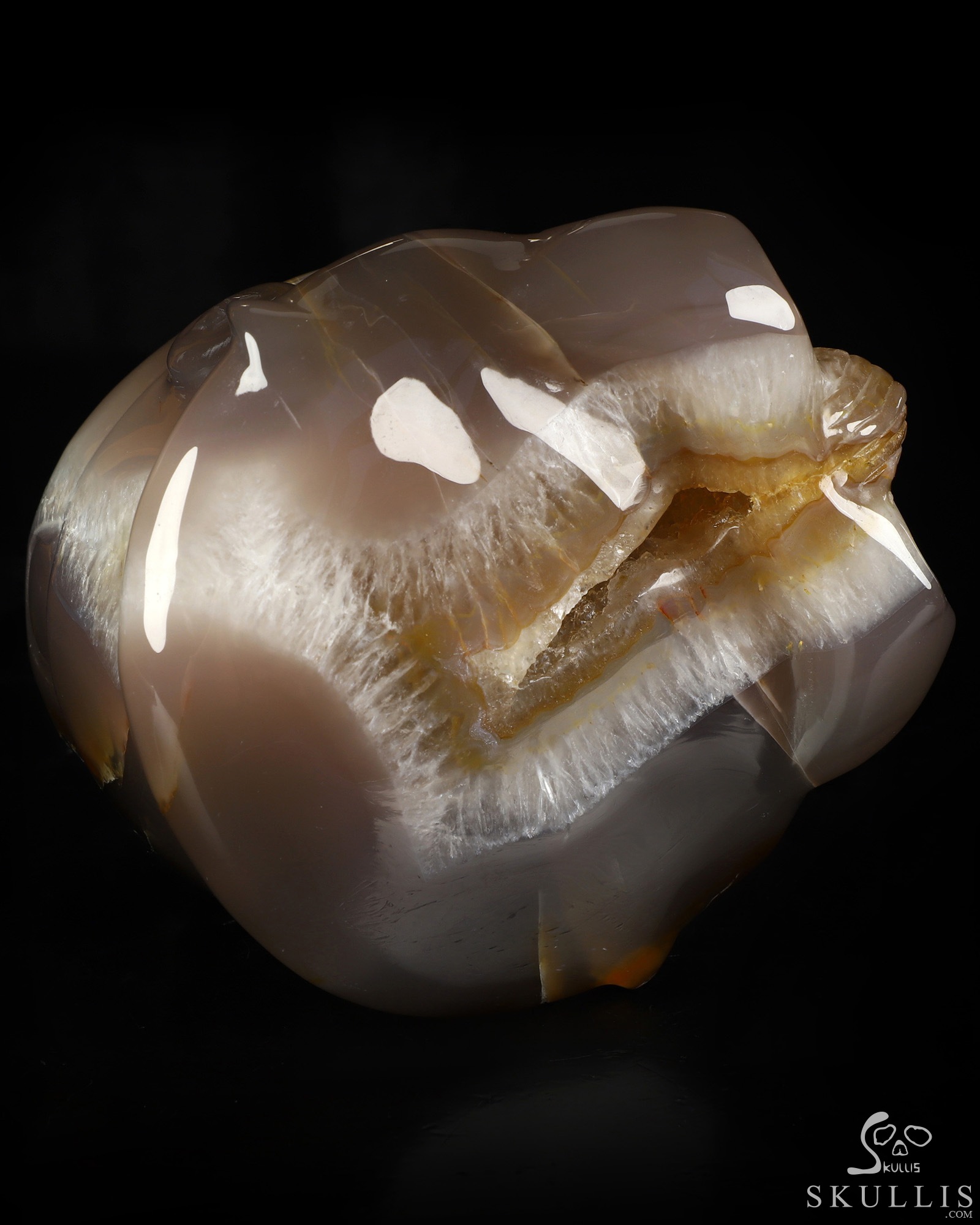 Storm Troopers - 5.1" Premium Brazilian Agate Hand Carved Crystal Skull Fine Art Sculpture, Crystal Healing Storm Troopers - 5.1" Premium Brazilian Agate Hand Carved Crystal Skull Fine Art Sculpture, Crystal Healing