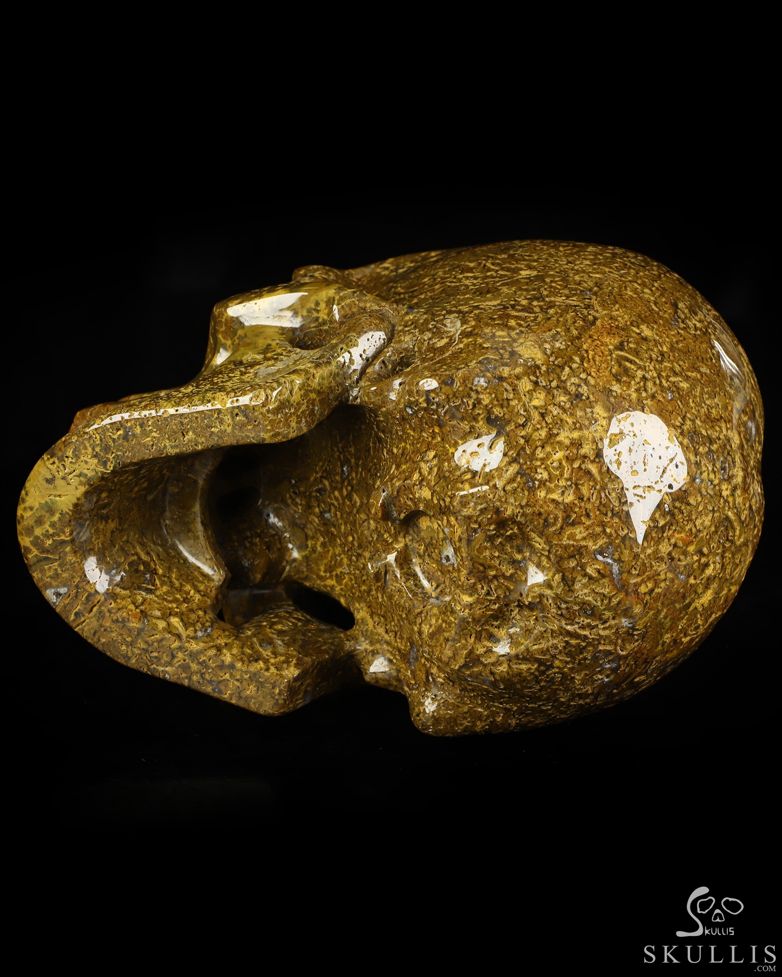 Lifesized 6.8" Ocean Jasper Hand Carved Crystal Skull, Super Realistic, Crystal Healing Lifesized 6.8" Ocean Jasper Hand Carved Crystal Skull, Super Realistic, Crystal Healing