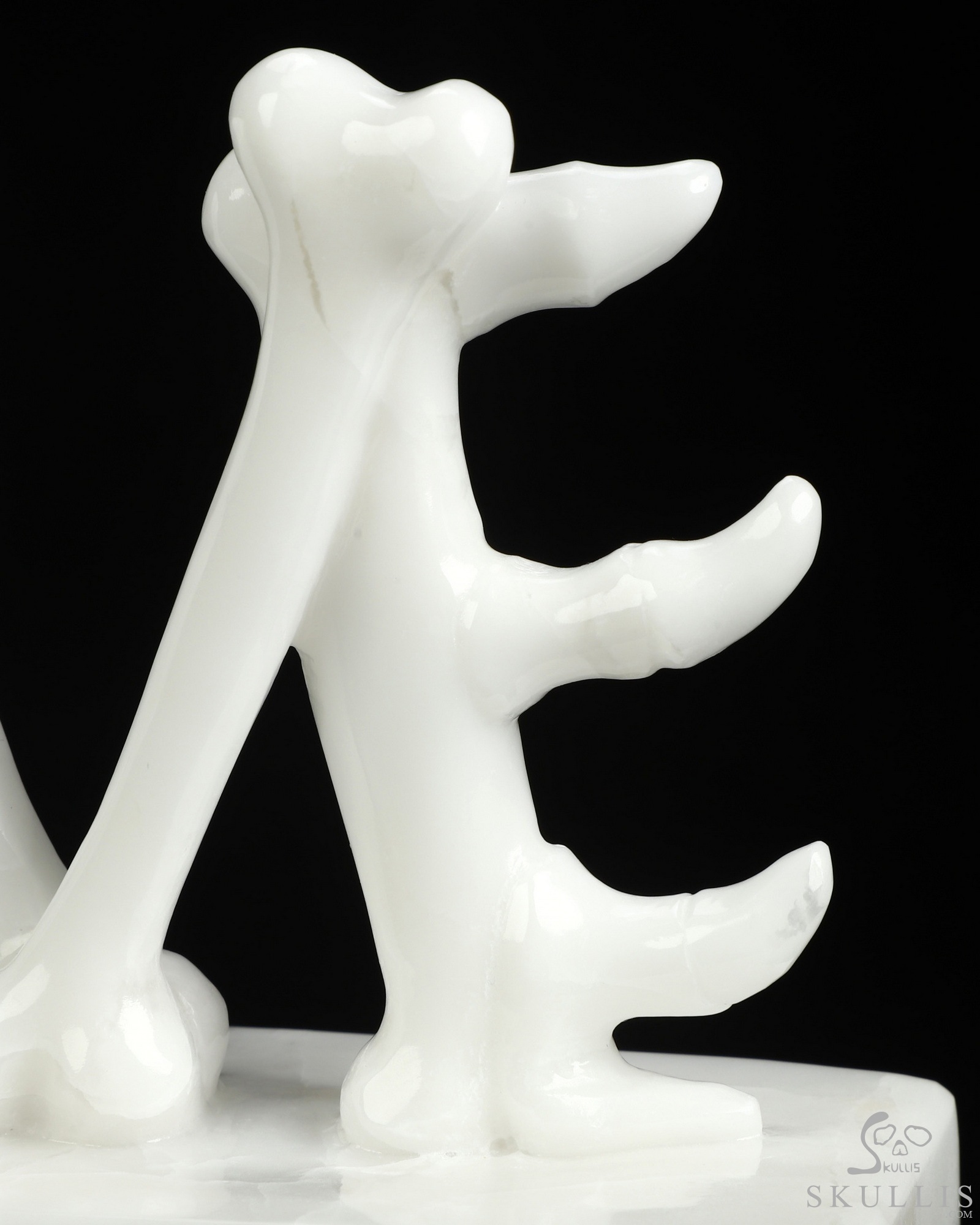 Sept 4, 2026 ACSAD (A Crystal Skull a Day) - To the Very Bone - 7.2" White Jade Hand Carved Crystal Skull Fine Art Sculpture depicting "LOVE" formed by human anatomical bones and a skull, Crystal Healing Sept 4, 2026 ACSAD (A Crystal Skull a Day) - To the Very Bone - 7.2" White Jade Hand Carved Crystal Skull Fine Art Sculpture depicting "LOVE" formed by human anatomical bones and a skull, Crystal Healing