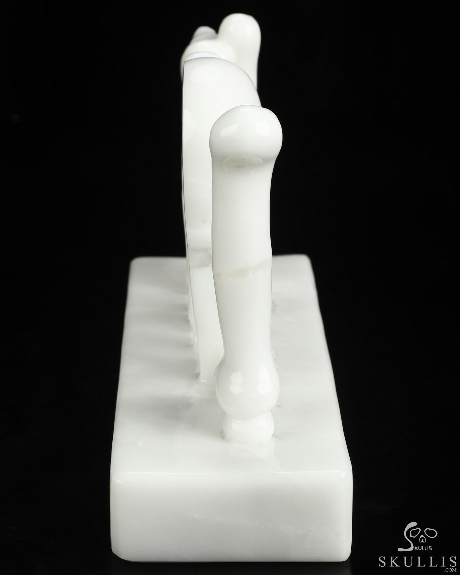Sept 4, 2026 ACSAD (A Crystal Skull a Day) - To the Very Bone - 7.2" White Jade Hand Carved Crystal Skull Fine Art Sculpture depicting "LOVE" formed by human anatomical bones and a skull, Crystal Healing Sept 4, 2026 ACSAD (A Crystal Skull a Day) - To the Very Bone - 7.2" White Jade Hand Carved Crystal Skull Fine Art Sculpture depicting "LOVE" formed by human anatomical bones and a skull, Crystal Healing