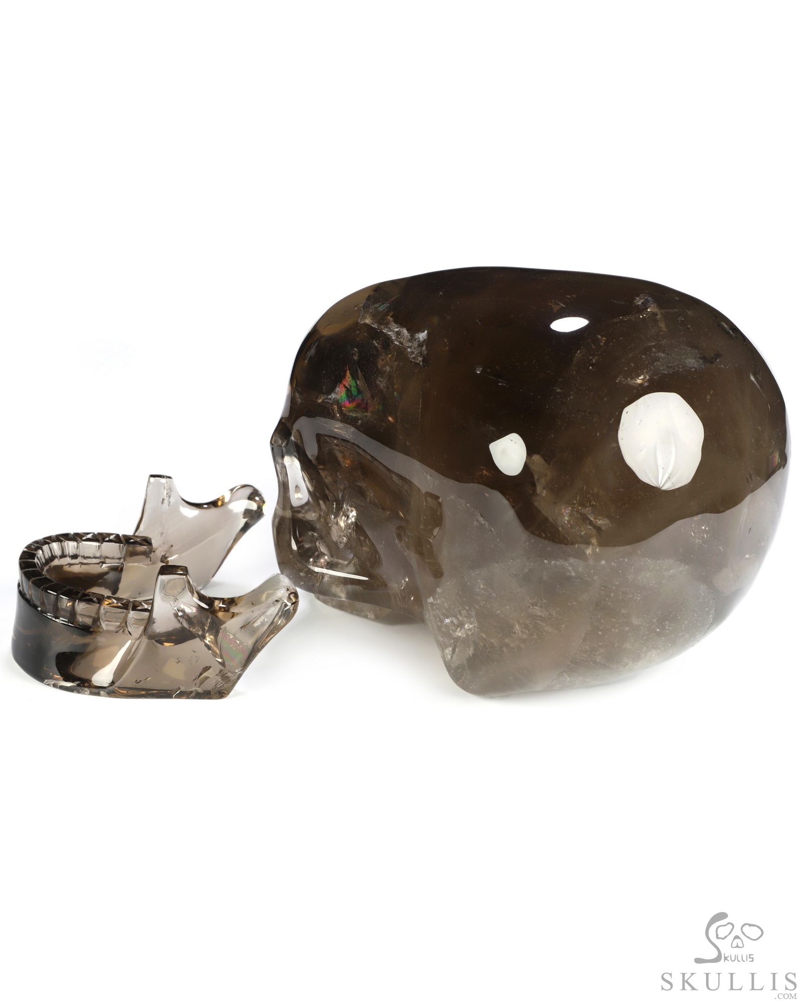 Oct 26, 2026 ACSAD (A Crystal Skull a Day) - A Different Kind of Whole - 8.3" Hand Carved Smoky Quartz Rock Crystal Mitchell-Hedges Crystal Skull with Detachable Jaw, Crystal Healing Oct 26, 2026 ACSAD (A Crystal Skull a Day) - A Different Kind of Whole - 8.3" Hand Carved Smoky Quartz Rock Crystal Mitchell-Hedges Crystal Skull with Detachable Jaw, Crystal Healing