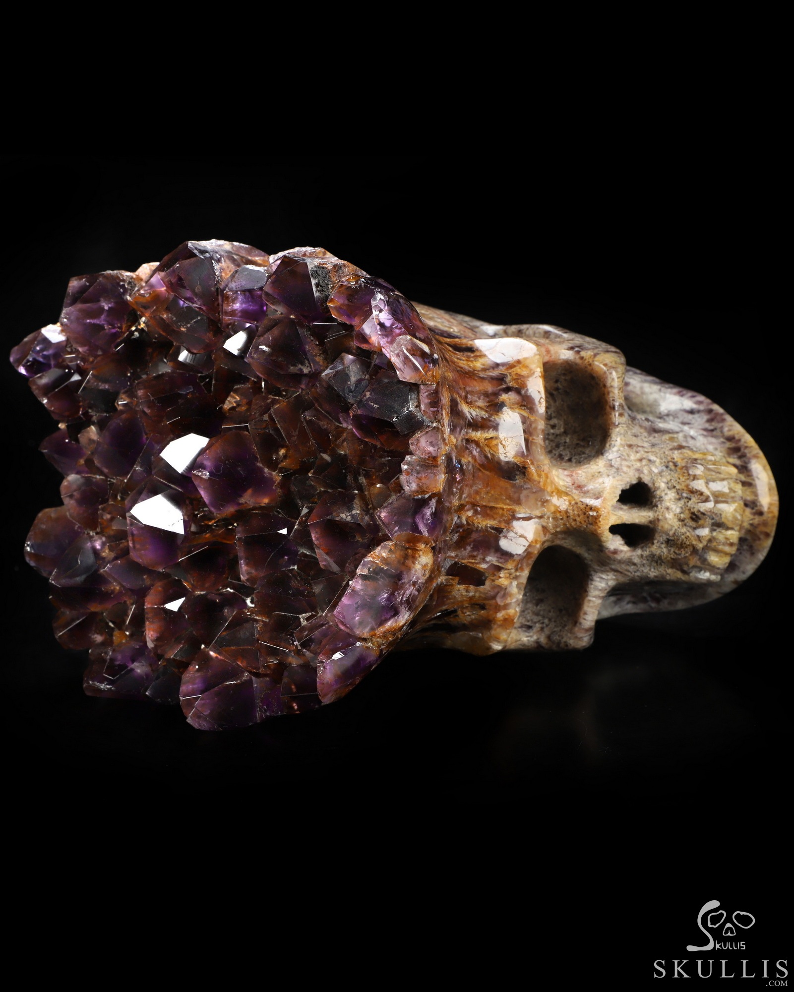 Oct 7, 2026 ACSAD (A Crystal Skull a Day) - What Remains Brilliant - Lifesized 8.1" Amethyst Cluster & Quartz Matrix Hand Carved Crystal Skull, Super Realistic, Crystal Healing Oct 7, 2026 ACSAD (A Crystal Skull a Day) - What Remains Brilliant - Lifesized 8.1" Amethyst Cluster & Quartz Matrix Hand Carved Crystal Skull, Super Realistic, Crystal Healing