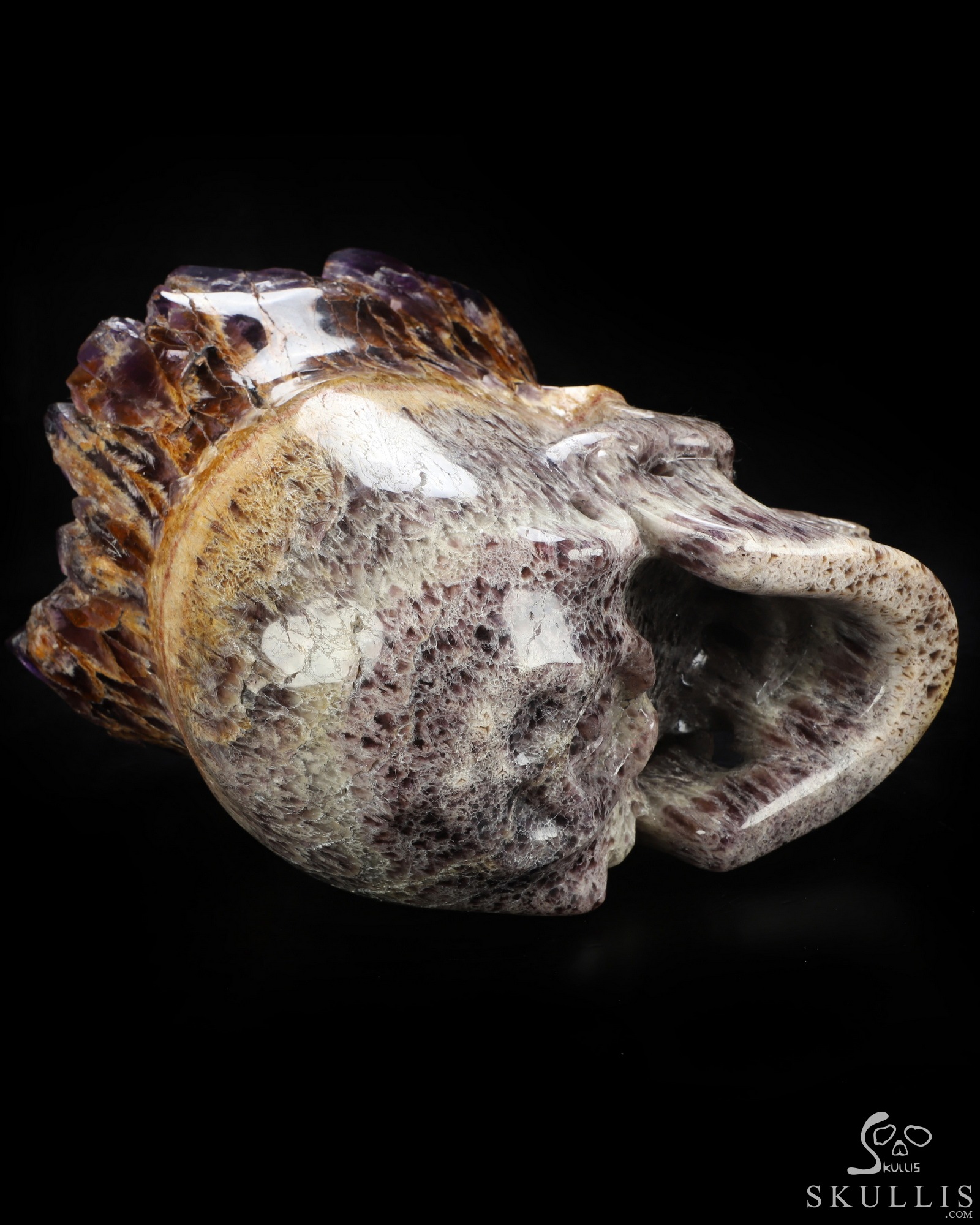 Oct 7, 2026 ACSAD (A Crystal Skull a Day) - What Remains Brilliant - Lifesized 8.1" Amethyst Cluster & Quartz Matrix Hand Carved Crystal Skull, Super Realistic, Crystal Healing Oct 7, 2026 ACSAD (A Crystal Skull a Day) - What Remains Brilliant - Lifesized 8.1" Amethyst Cluster & Quartz Matrix Hand Carved Crystal Skull, Super Realistic, Crystal Healing
