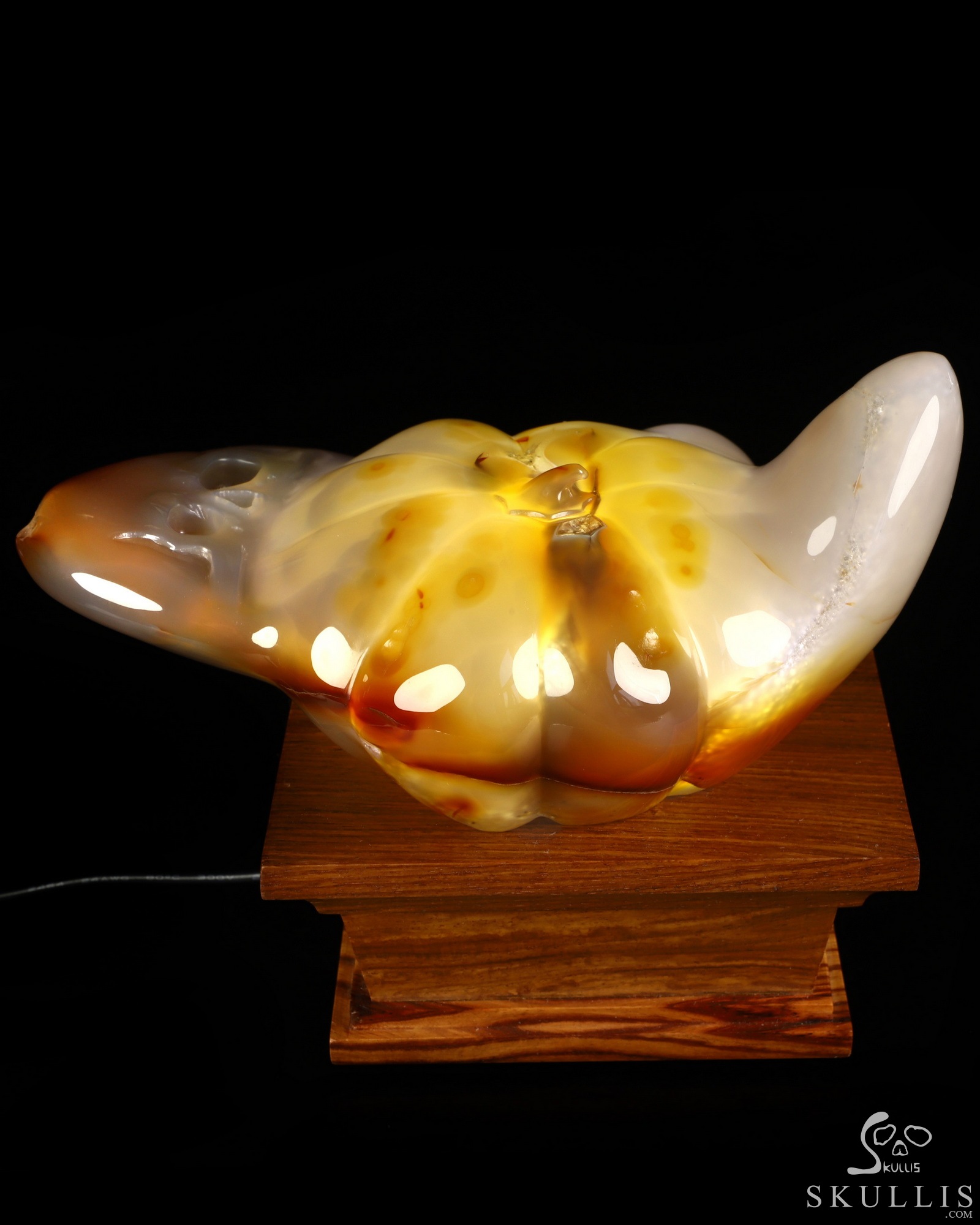 Oct 6, 2026 ACSAD (A Crystal Skull a Day) - A Piece of October - 8.4" Premium Brazilian Agate Hand Carved Jack-O'-Lantern Pumpkin Crystal Skull Sculpture, Crystal Healing Oct 6, 2026 ACSAD (A Crystal Skull a Day) - A Piece of October - 8.4" Premium Brazilian Agate Hand Carved Jack-O'-Lantern Pumpkin Crystal Skull Sculpture, Crystal Healing