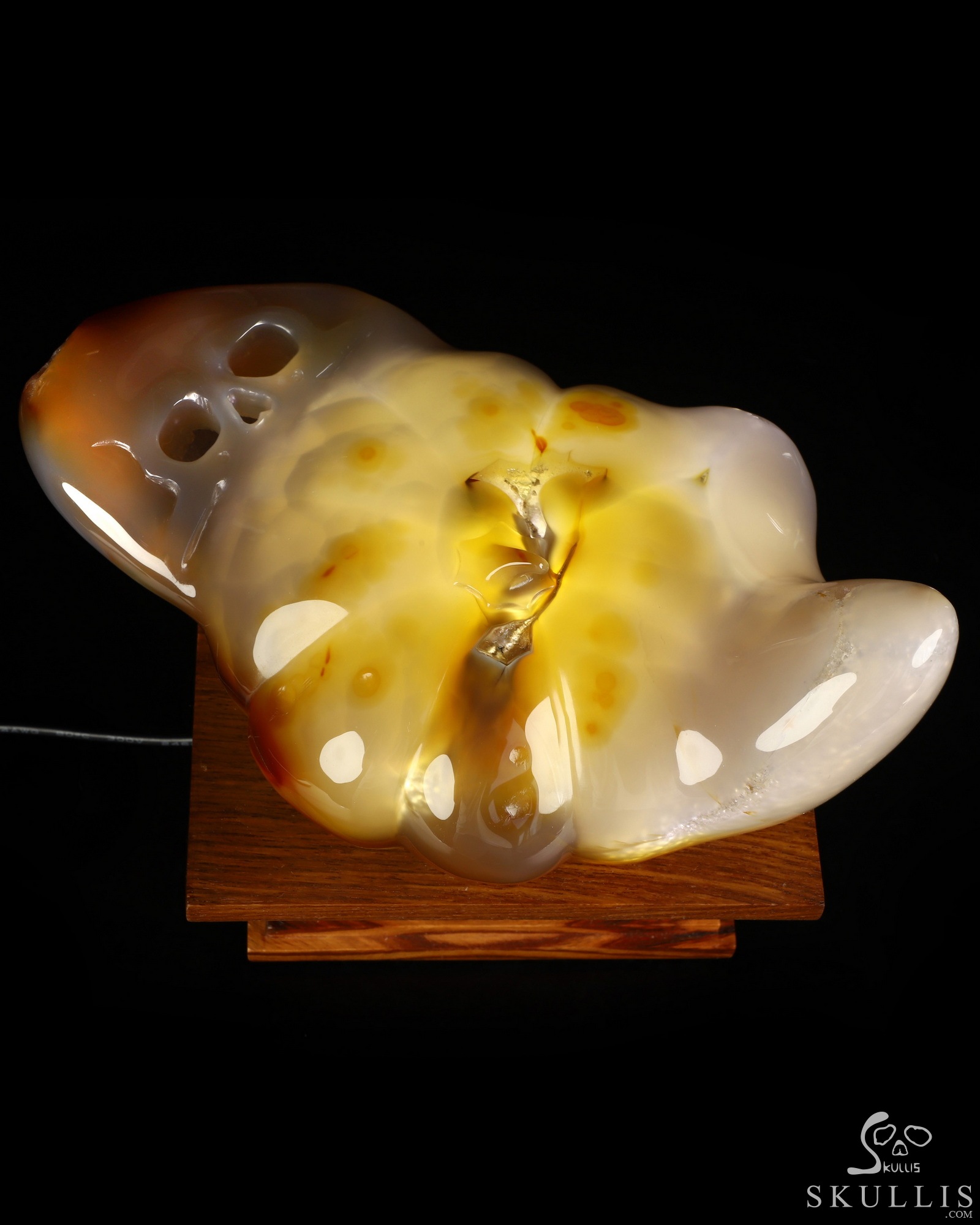 Oct 6, 2026 ACSAD (A Crystal Skull a Day) - A Piece of October - 8.4" Premium Brazilian Agate Hand Carved Jack-O'-Lantern Pumpkin Crystal Skull Sculpture, Crystal Healing Oct 6, 2026 ACSAD (A Crystal Skull a Day) - A Piece of October - 8.4" Premium Brazilian Agate Hand Carved Jack-O'-Lantern Pumpkin Crystal Skull Sculpture, Crystal Healing