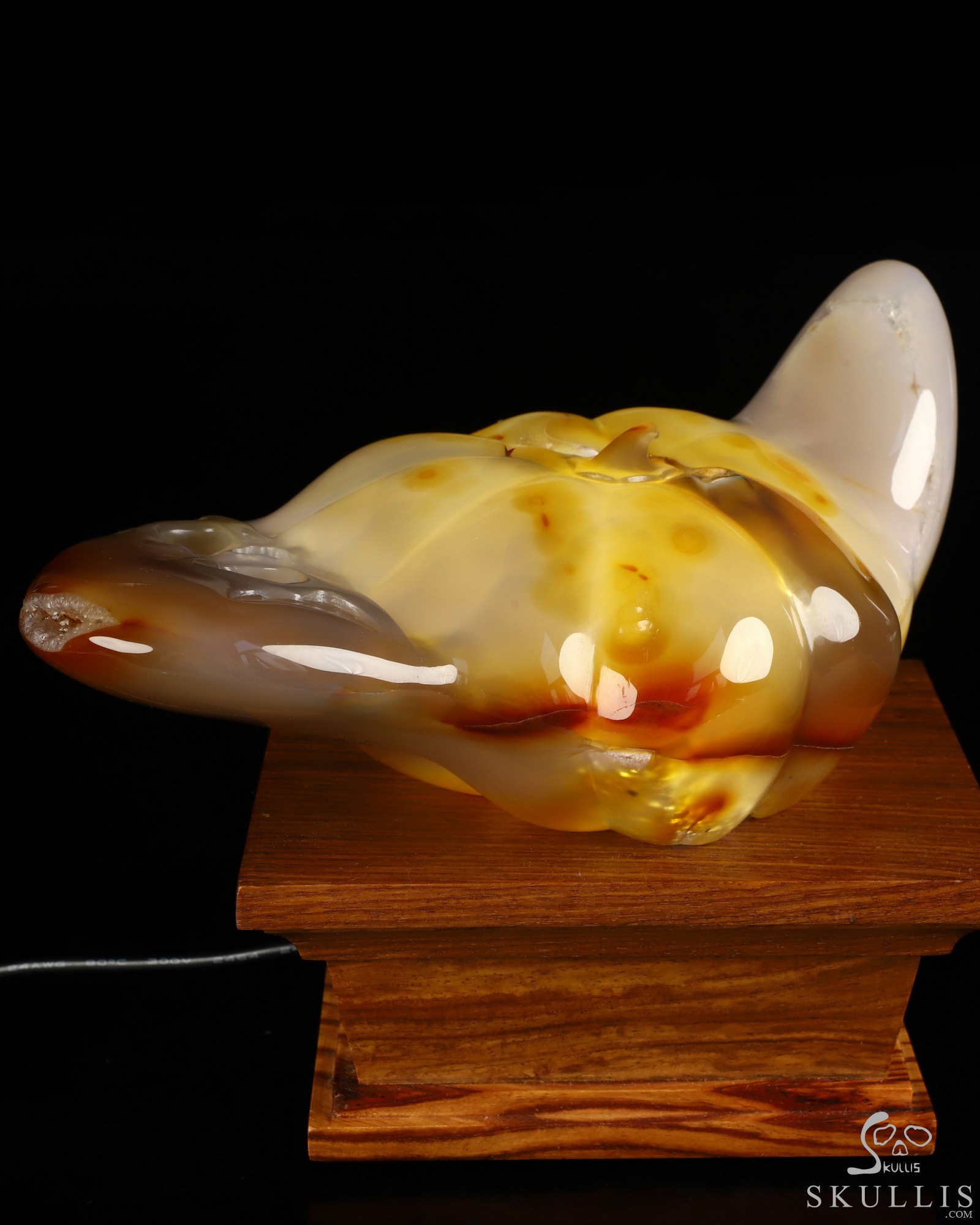 Oct 6, 2026 ACSAD (A Crystal Skull a Day) - A Piece of October - 8.4" Premium Brazilian Agate Hand Carved Jack-O'-Lantern Pumpkin Crystal Skull Sculpture, Crystal Healing Oct 6, 2026 ACSAD (A Crystal Skull a Day) - A Piece of October - 8.4" Premium Brazilian Agate Hand Carved Jack-O'-Lantern Pumpkin Crystal Skull Sculpture, Crystal Healing