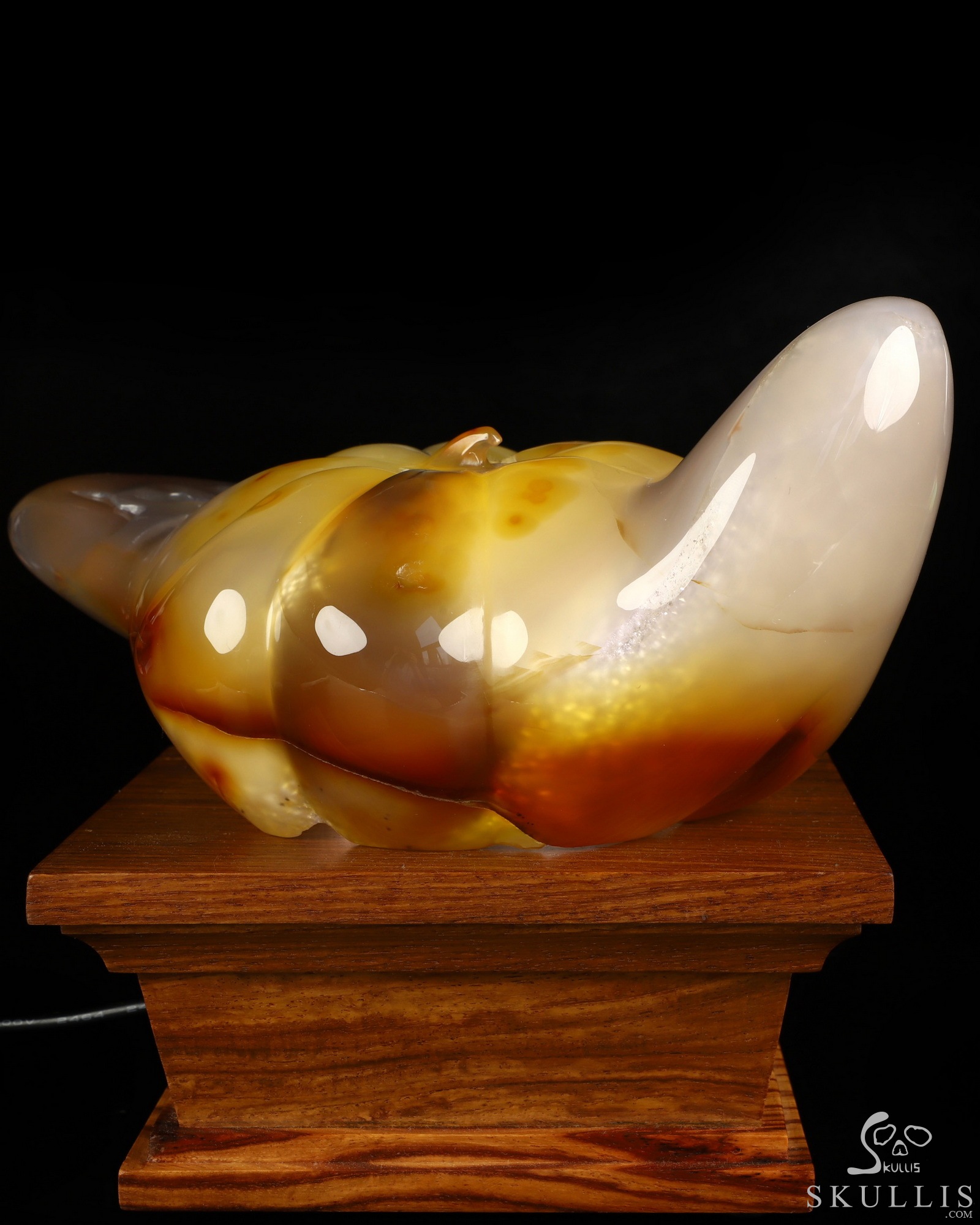 Oct 6, 2026 ACSAD (A Crystal Skull a Day) - A Piece of October - 8.4" Premium Brazilian Agate Hand Carved Jack-O'-Lantern Pumpkin Crystal Skull Sculpture, Crystal Healing Oct 6, 2026 ACSAD (A Crystal Skull a Day) - A Piece of October - 8.4" Premium Brazilian Agate Hand Carved Jack-O'-Lantern Pumpkin Crystal Skull Sculpture, Crystal Healing