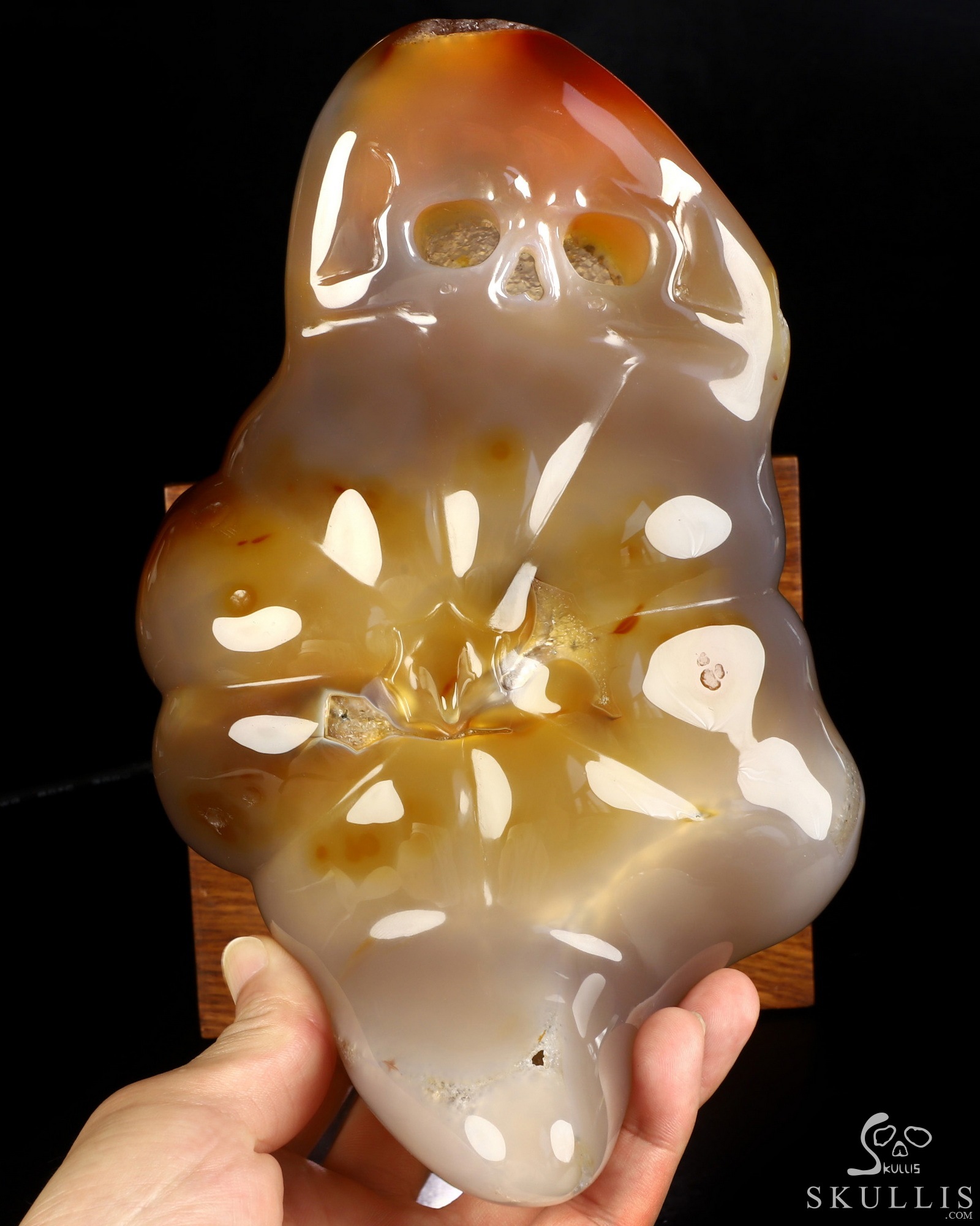 Oct 6, 2026 ACSAD (A Crystal Skull a Day) - A Piece of October - 8.4" Premium Brazilian Agate Hand Carved Jack-O'-Lantern Pumpkin Crystal Skull Sculpture, Crystal Healing Oct 6, 2026 ACSAD (A Crystal Skull a Day) - A Piece of October - 8.4" Premium Brazilian Agate Hand Carved Jack-O'-Lantern Pumpkin Crystal Skull Sculpture, Crystal Healing