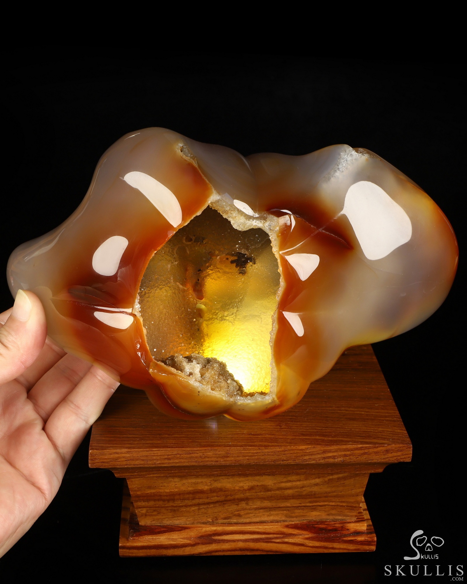 Oct 6, 2026 ACSAD (A Crystal Skull a Day) - A Piece of October - 8.4" Premium Brazilian Agate Hand Carved Jack-O'-Lantern Pumpkin Crystal Skull Sculpture, Crystal Healing Oct 6, 2026 ACSAD (A Crystal Skull a Day) - A Piece of October - 8.4" Premium Brazilian Agate Hand Carved Jack-O'-Lantern Pumpkin Crystal Skull Sculpture, Crystal Healing