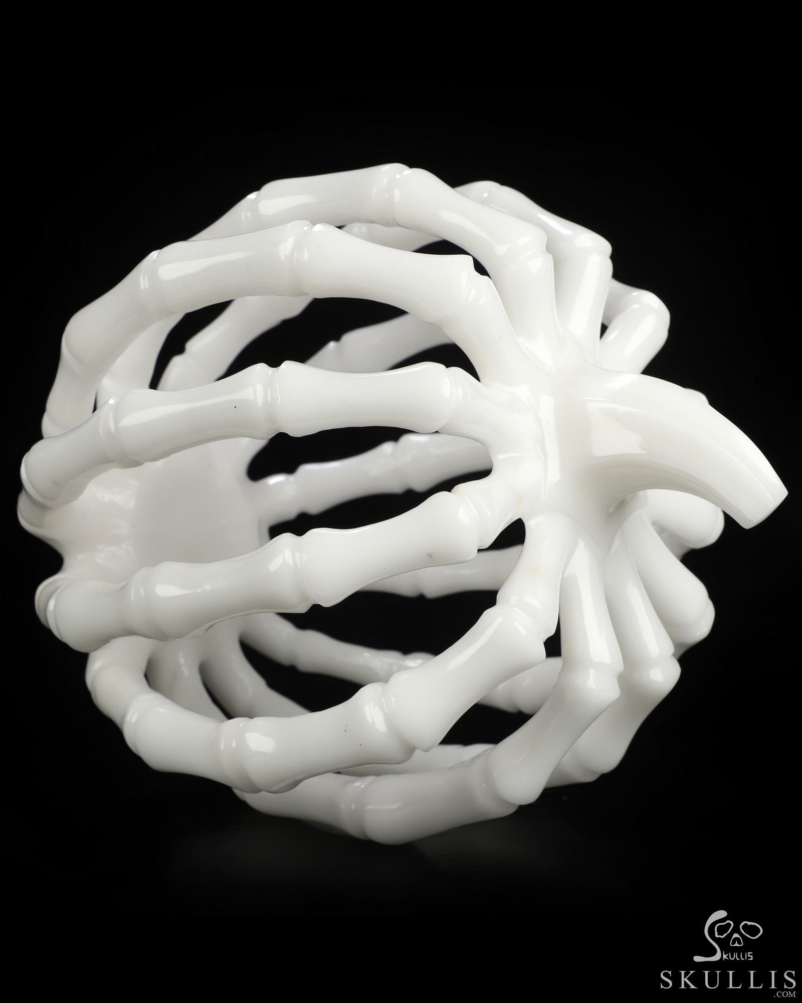 Oct 25, 2026 ACSAD (A Crystal Skull a Day) - Calavera Pumpkin - 7.1" White Jade Hand Carved Jack-O'-Lantern Pumpkin Crystal Skull Sculpture, Crystal Healing Oct 25, 2026 ACSAD (A Crystal Skull a Day) - Calavera Pumpkin - 7.1" White Jade Hand Carved Jack-O'-Lantern Pumpkin Crystal Skull Sculpture, Crystal Healing