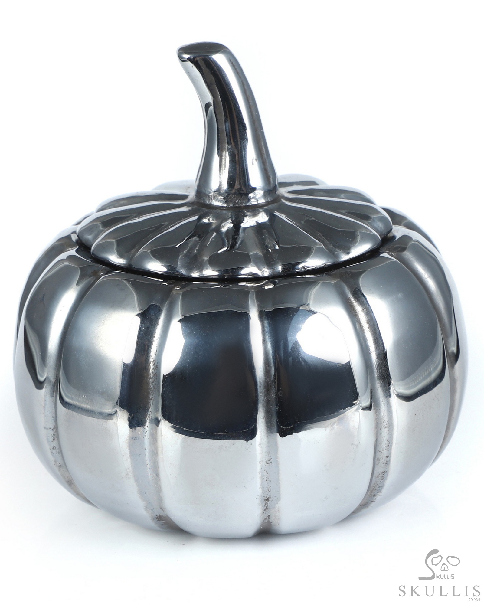 4.1" Tera-hertz Hand Carved Hollow Jack-O'-Lantern Pumpkin Crystal Skull Sculpture, Crystal Healing 4.1" Tera-hertz Hand Carved Hollow Jack-O'-Lantern Pumpkin Crystal Skull Sculpture, Crystal Healing