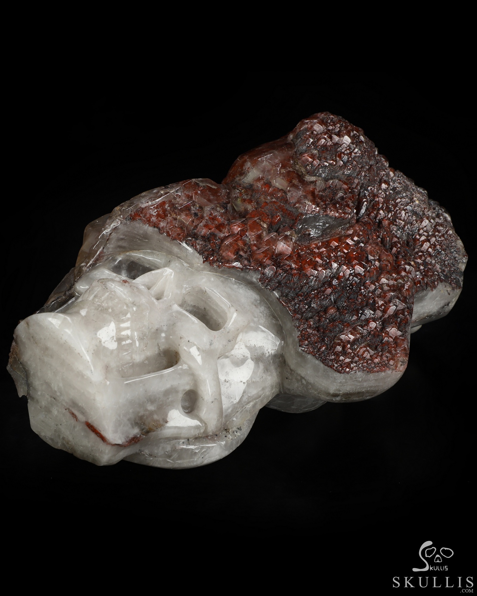 Oct 2, 2026 ACSAD (A Crystal Skull a Day) - The Stone Was Warm - 8.5" Red Quartz Hand Carved Serpent & Crystal Skull Sculpture With Labradorite Eyes, Crystal Healing Oct 2, 2026 ACSAD (A Crystal Skull a Day) - The Stone Was Warm - 8.5" Red Quartz Hand Carved Serpent & Crystal Skull Sculpture With Labradorite Eyes, Crystal Healing