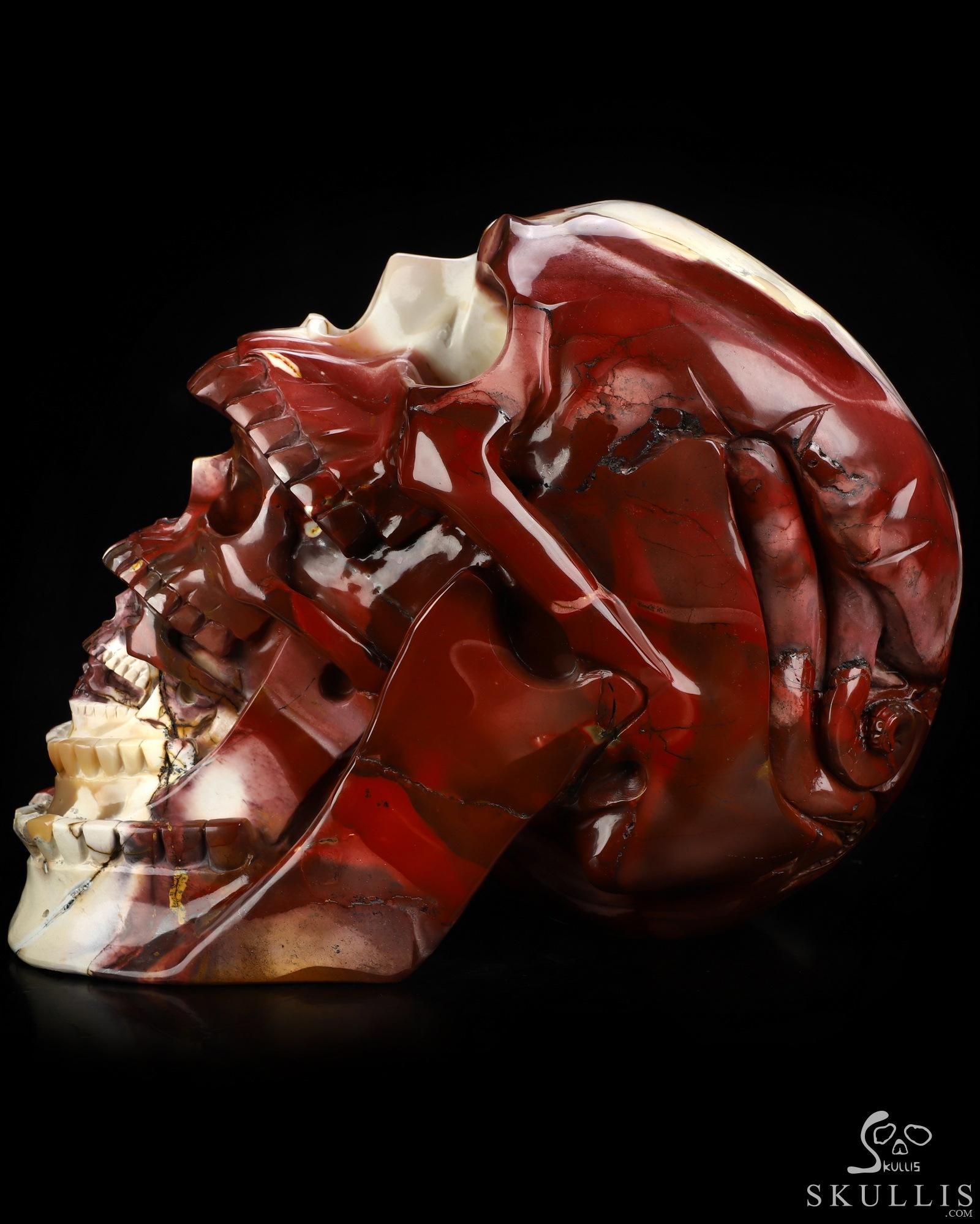 Oct 4, 2026 ACSAD (A Crystal Skull a Day) - Skullception - 9.4" Mookaite Jasper Hand Carved Crystal Skull Fine Art Sculpture, Crystal Healing Oct 4, 2026 ACSAD (A Crystal Skull a Day) - Skullception - 9.4" Mookaite Jasper Hand Carved Crystal Skull Fine Art Sculpture, Crystal Healing